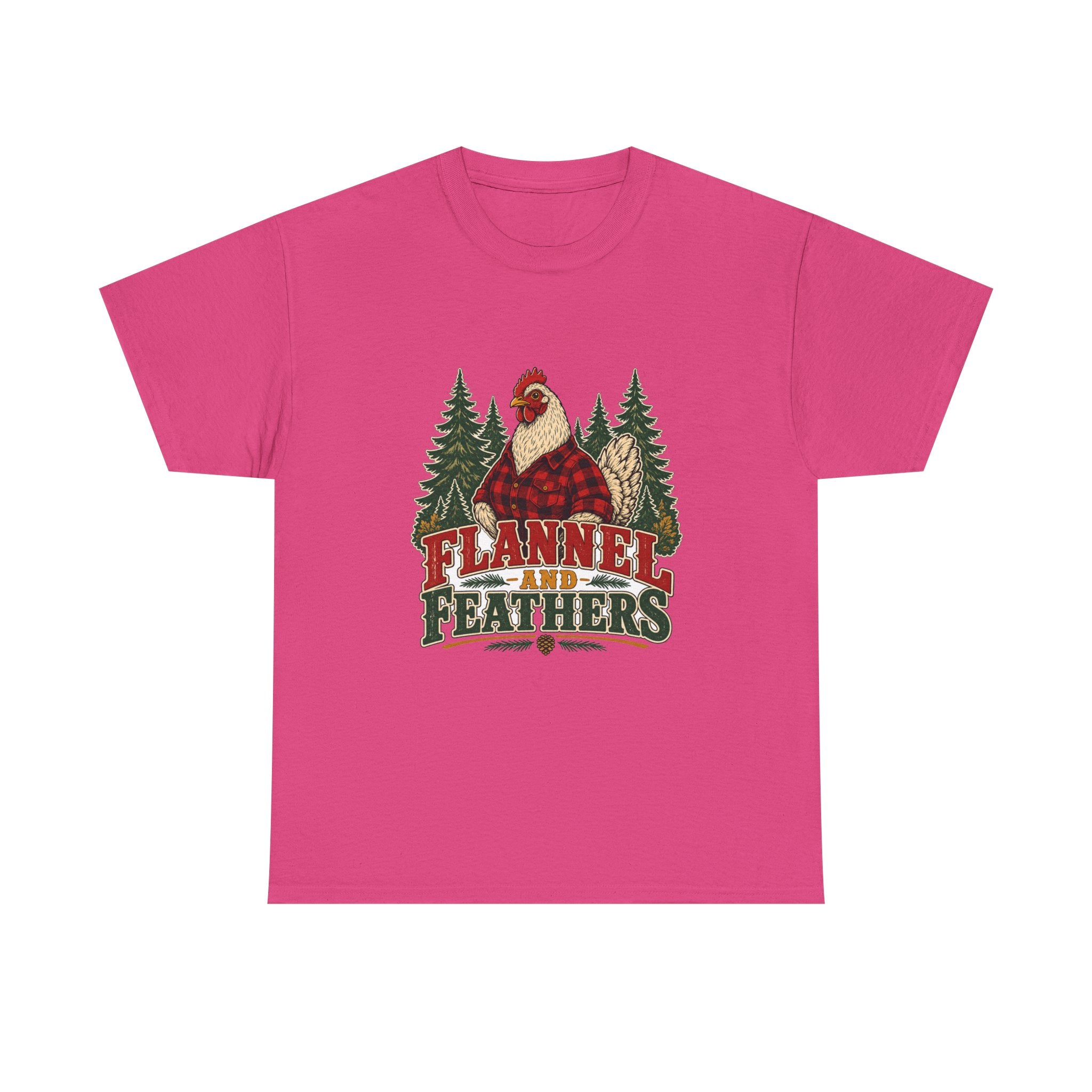 Flannel & Feathers Tee