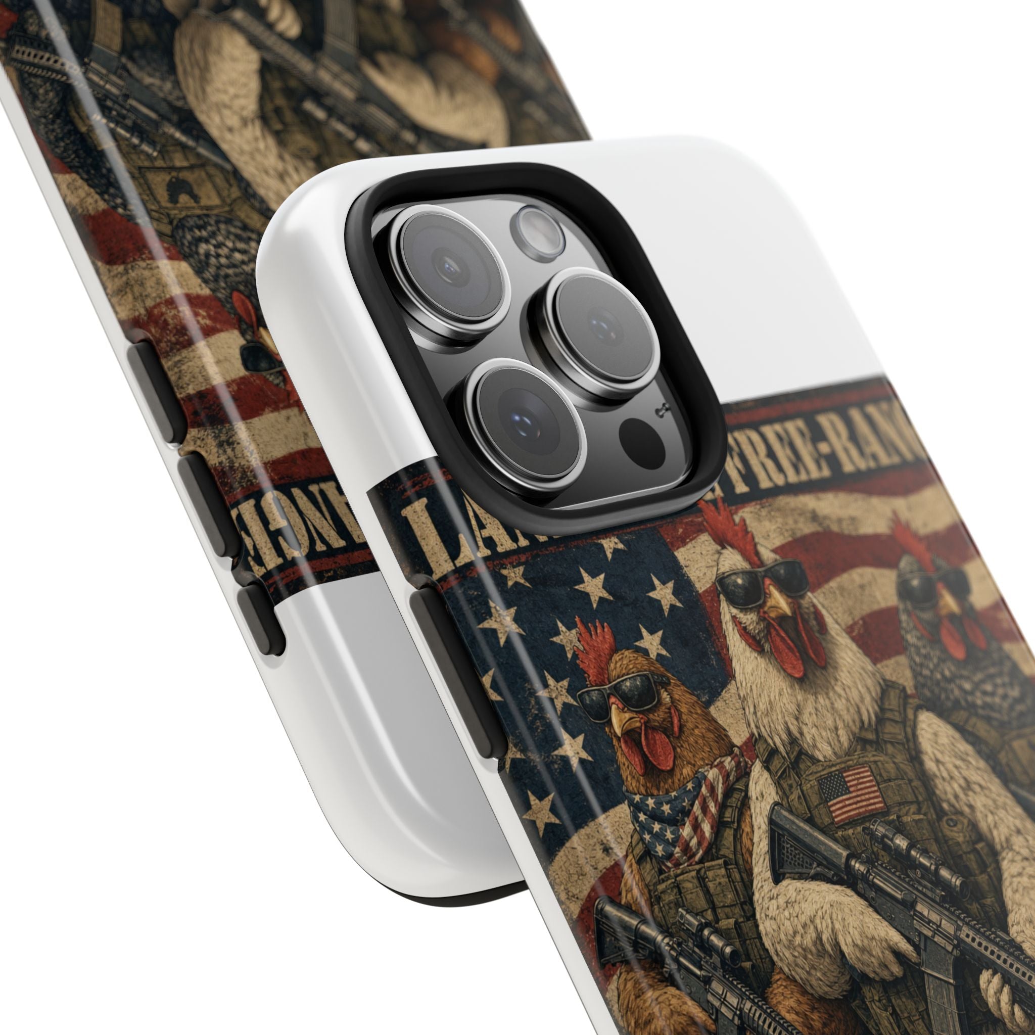 Land of the Free-Range Tough Phone Case