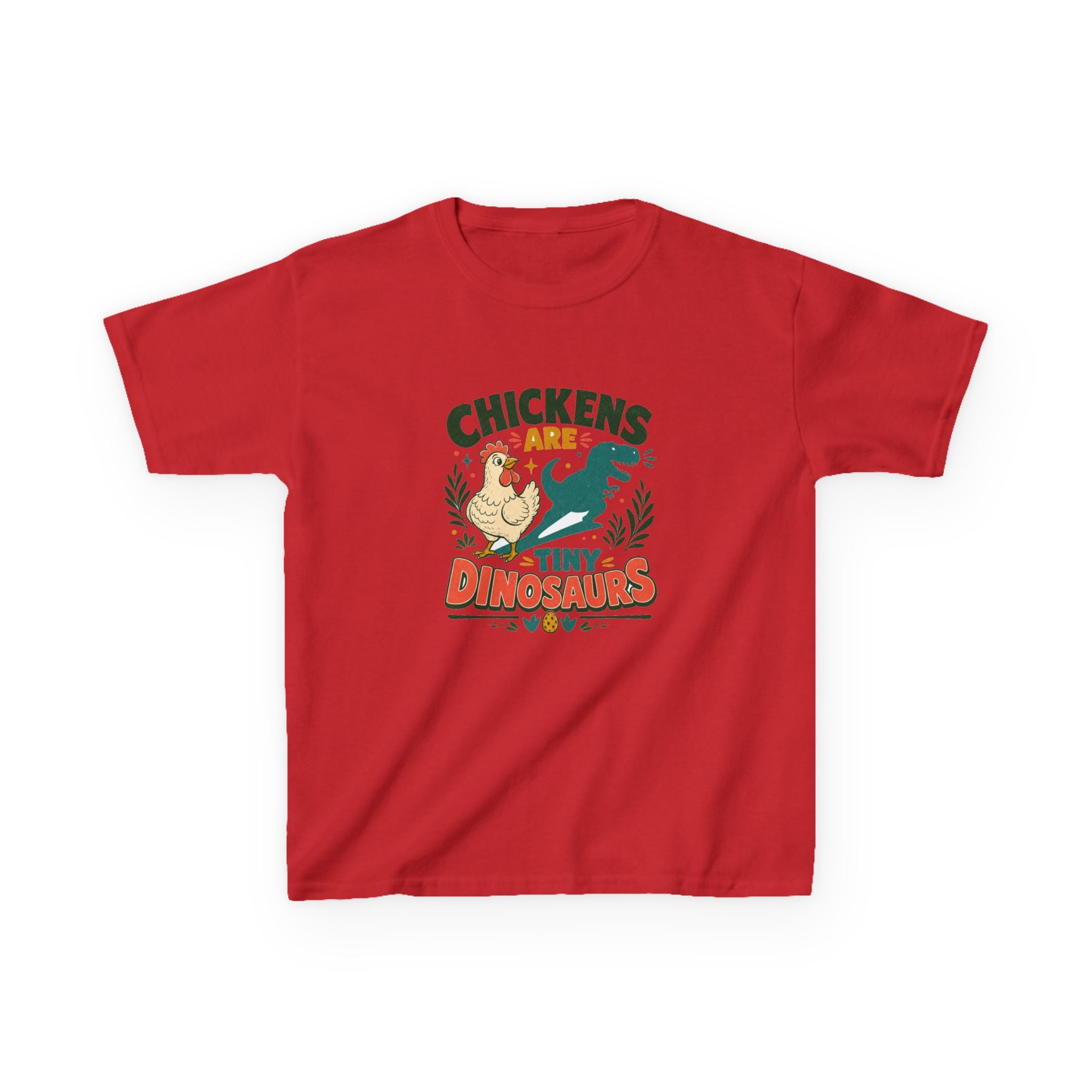Chickens Are Tiny Dinosaurs Kids Tee