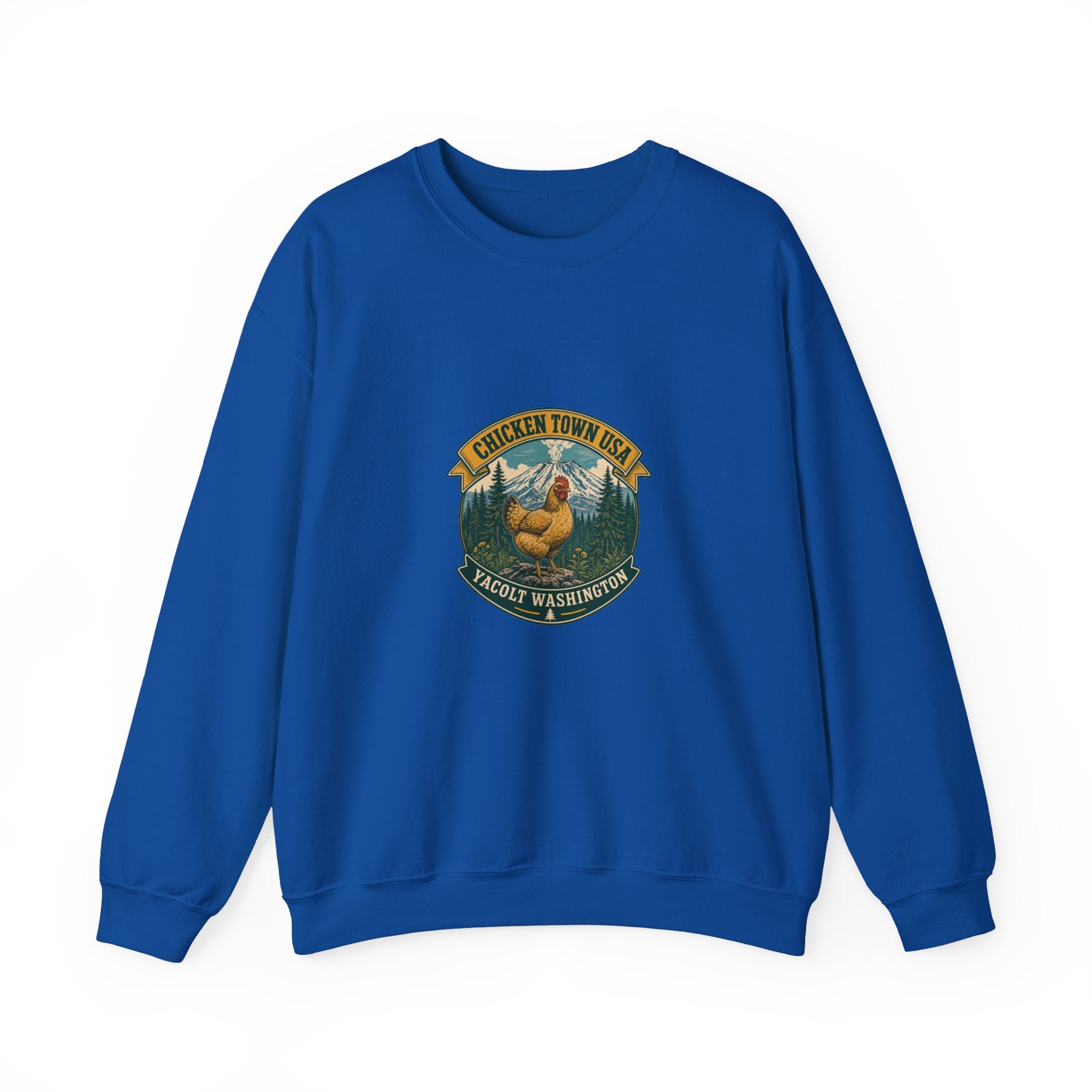 Chicken Town USA - Yacolt WA Crewneck Sweatshirt