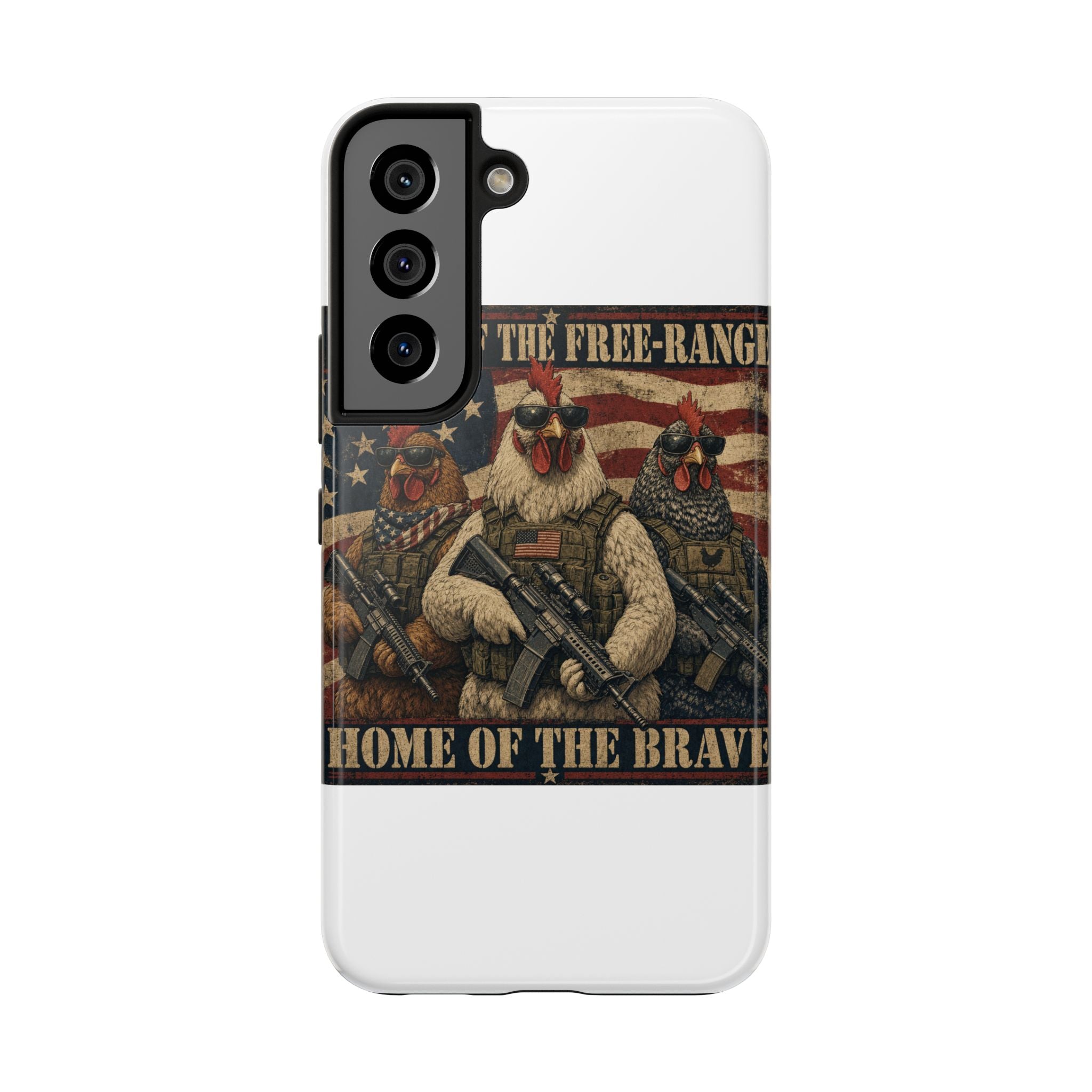 Land of the Free-Range Tough Phone Case