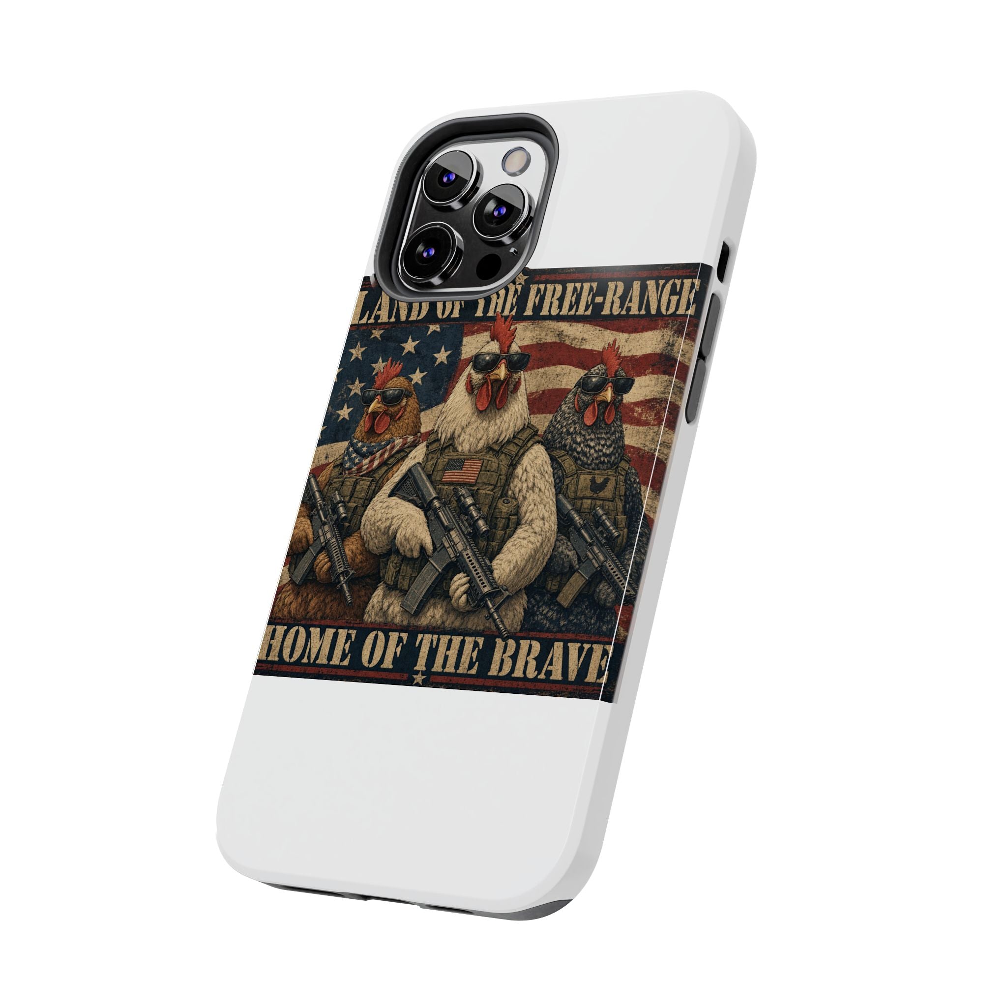 Land of the Free-Range Tough Phone Case