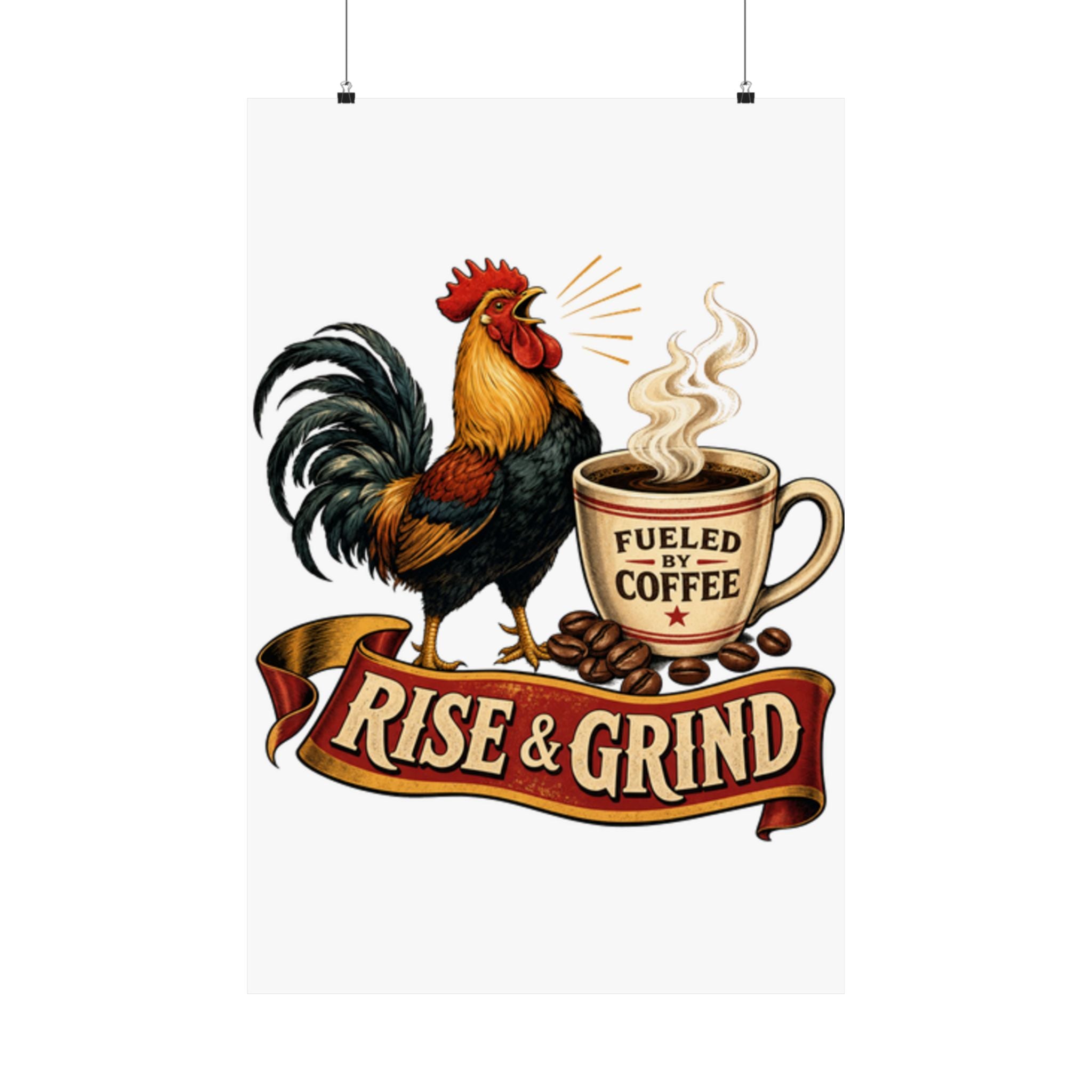 Rise & Grind Poster