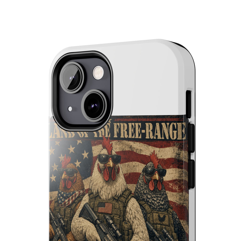 Land of the Free-Range Tough Phone Case