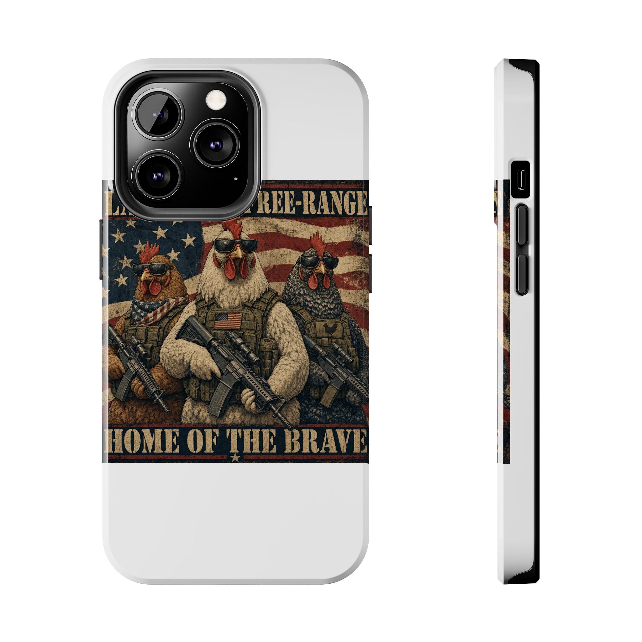 Land of the Free-Range Tough Phone Case