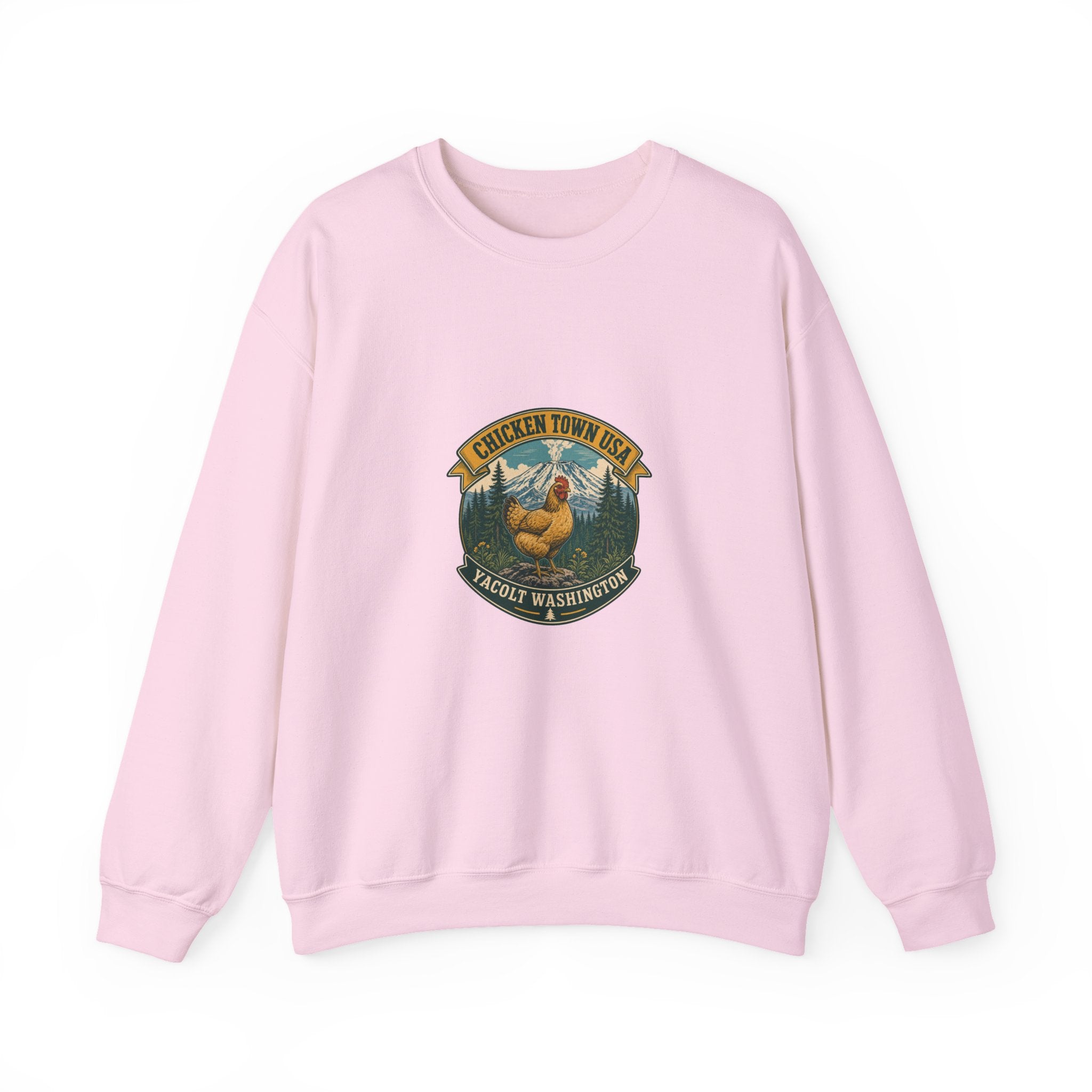 Chicken Town USA - Yacolt WA Crewneck Sweatshirt