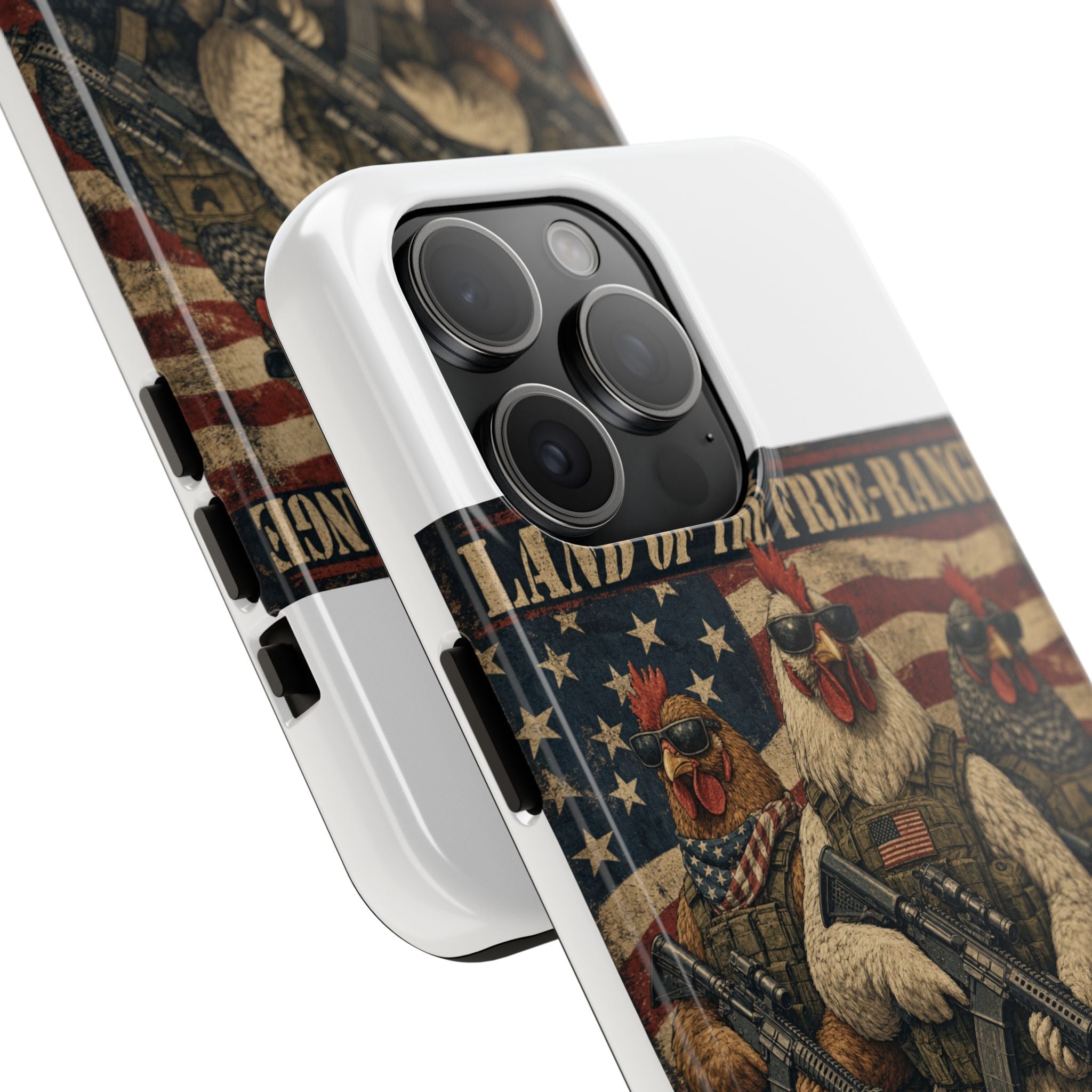 Land of the Free-Range Tough Phone Case