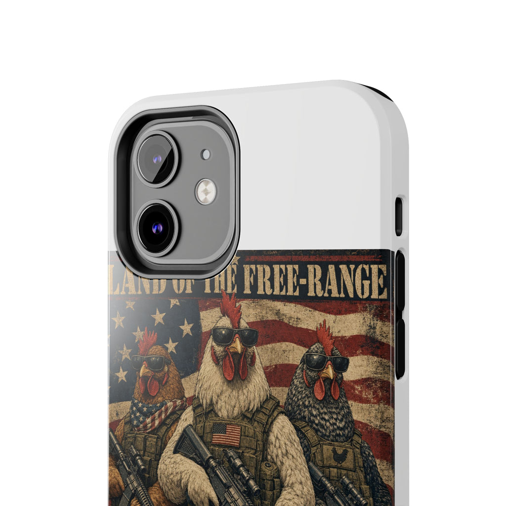 Land of the Free-Range Tough Phone Case