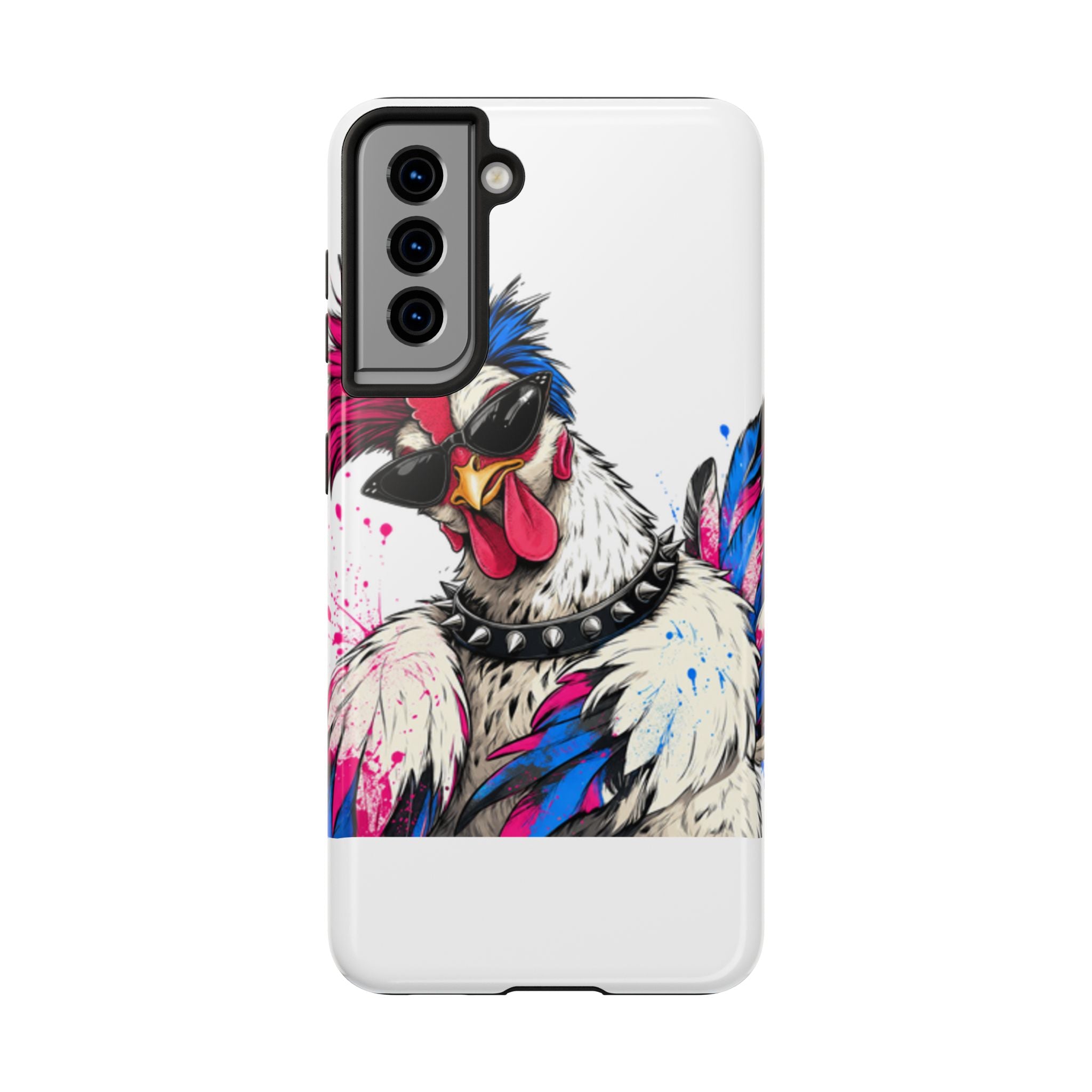 Punk Rockstar Hen Tough Phone Case
