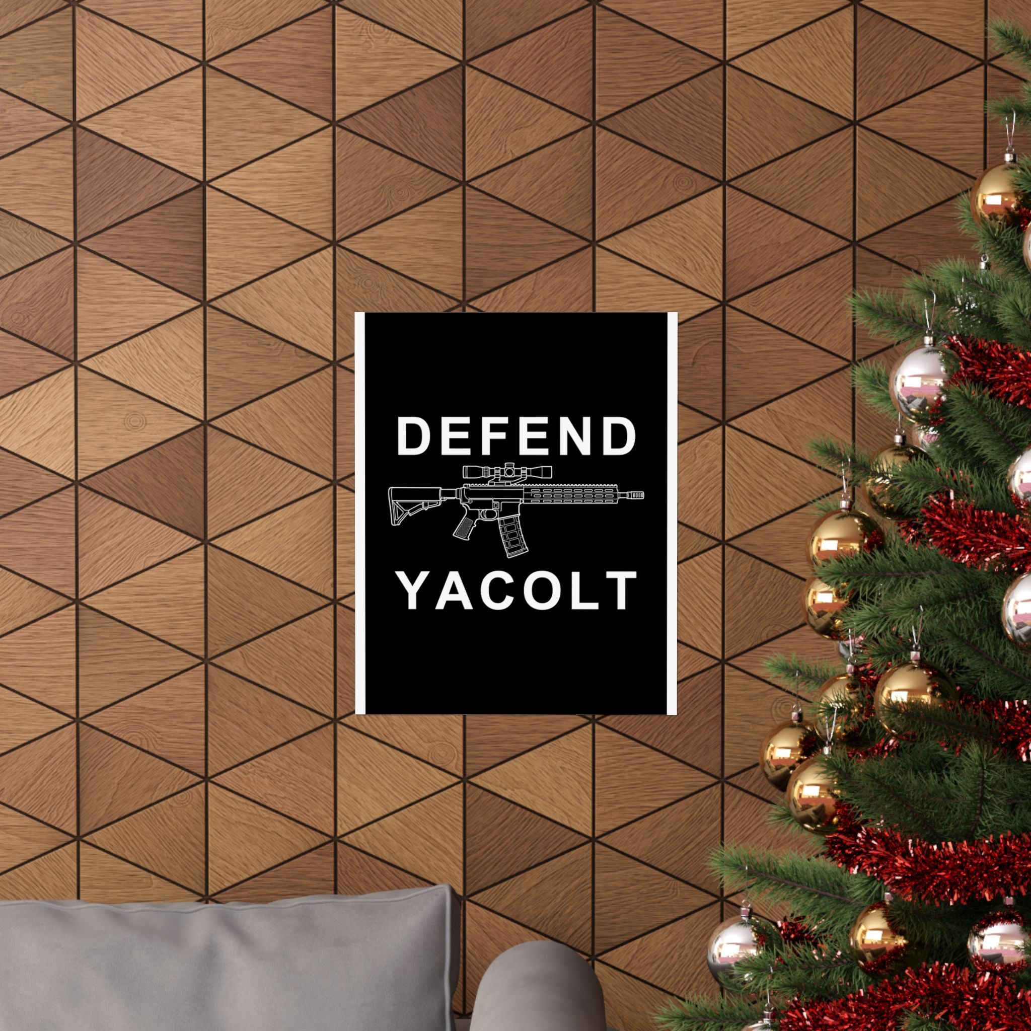 Defend Yacolt AR-15 Poster