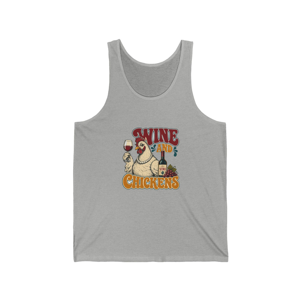 Wine & Chickens Tank Top