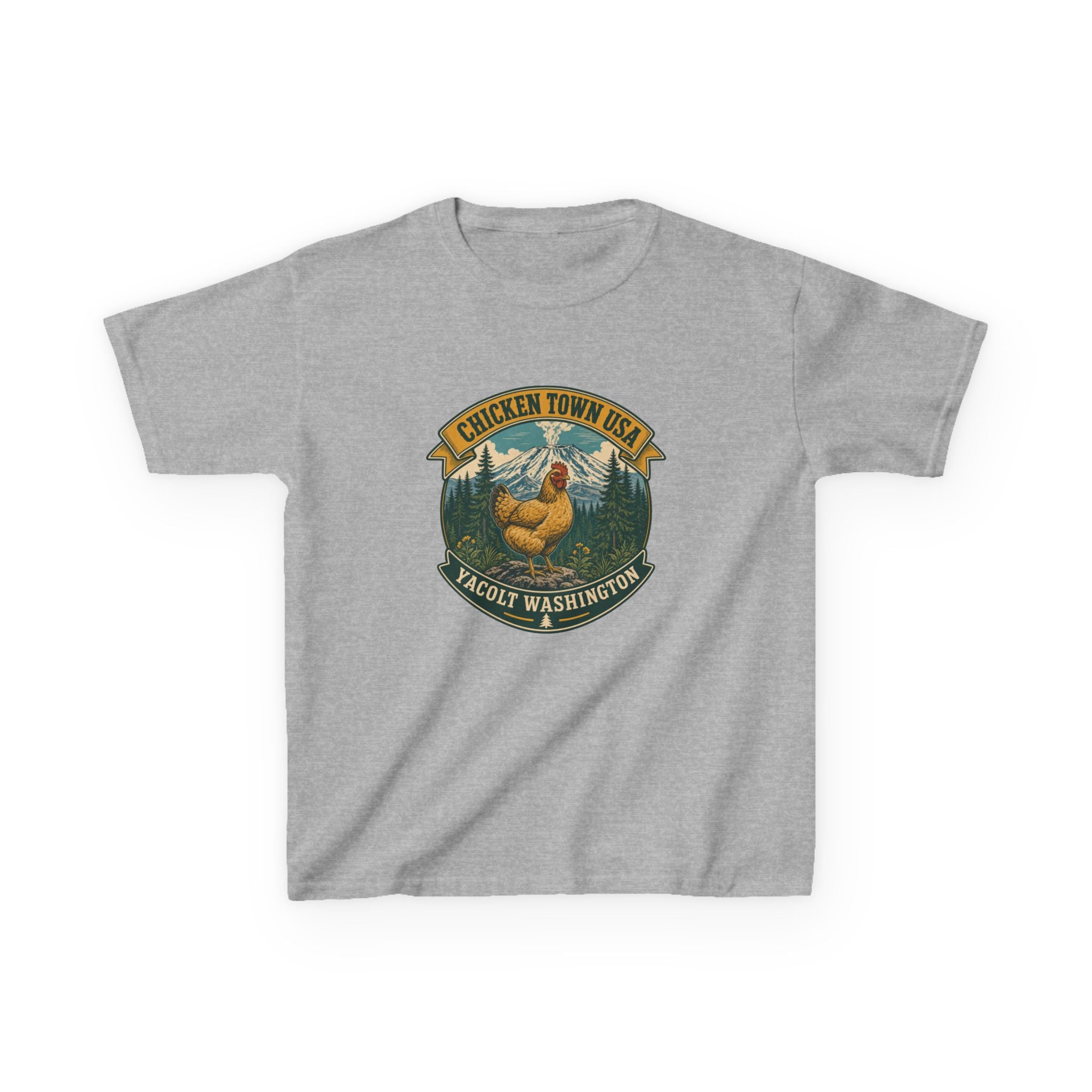 Chicken Town USA - Yacolt WA Kids Tee