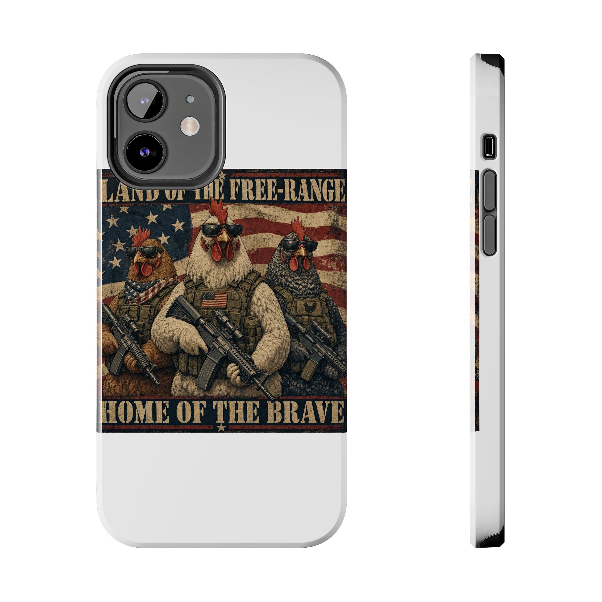 Land of the Free-Range Tough Phone Case
