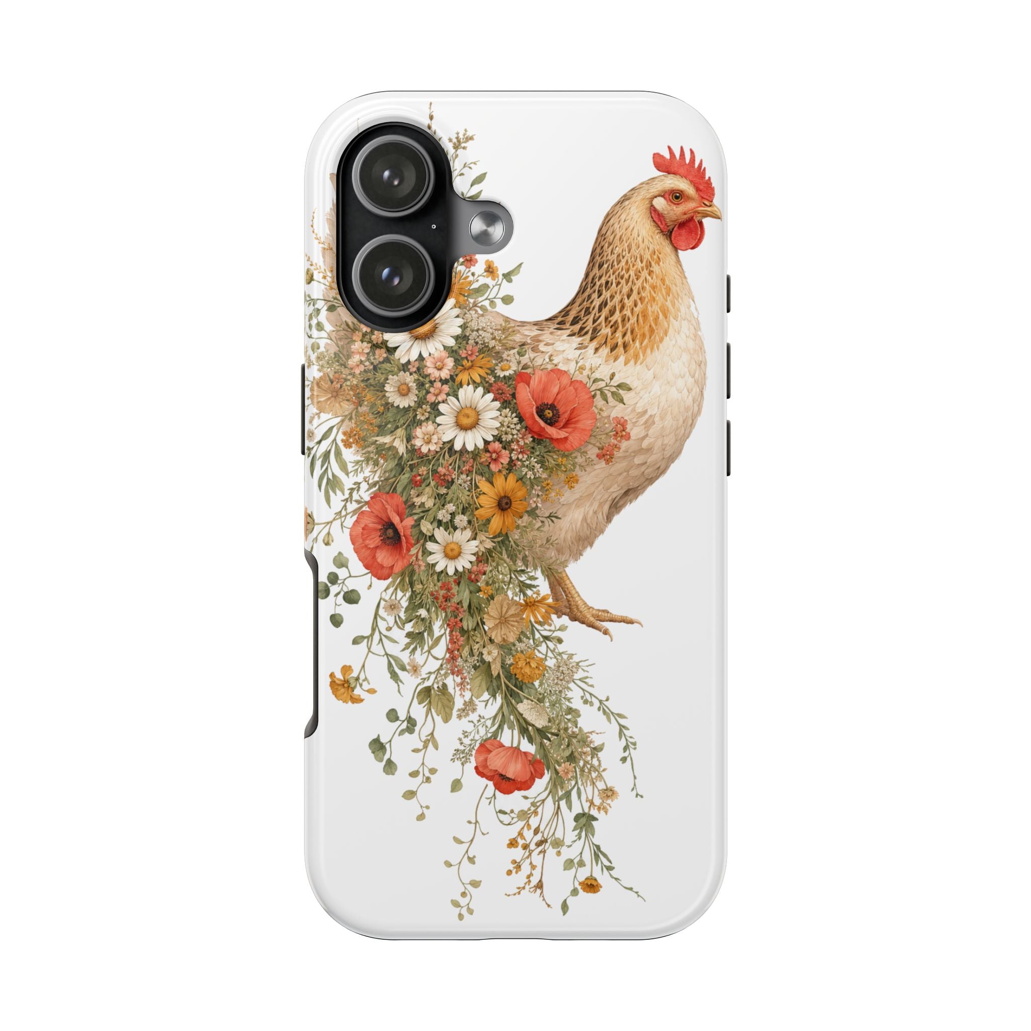 Wildflower Hen Tough Phone Case