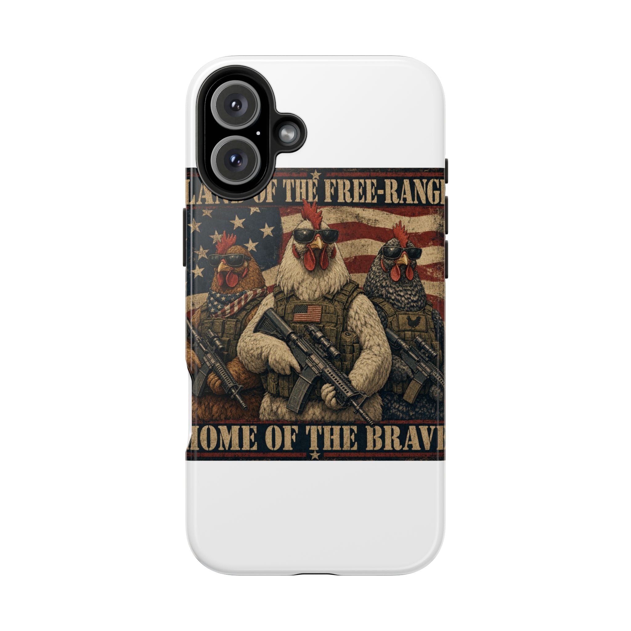 Land of the Free-Range Tough Phone Case