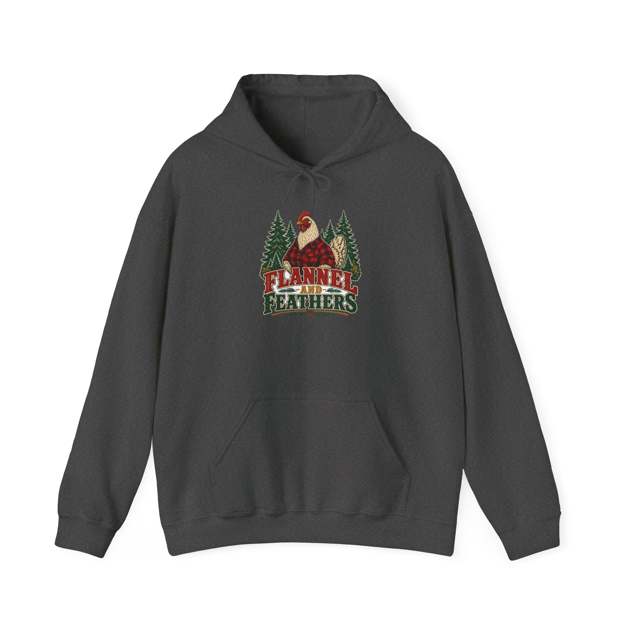 Flannel & Feathers Hoodie
