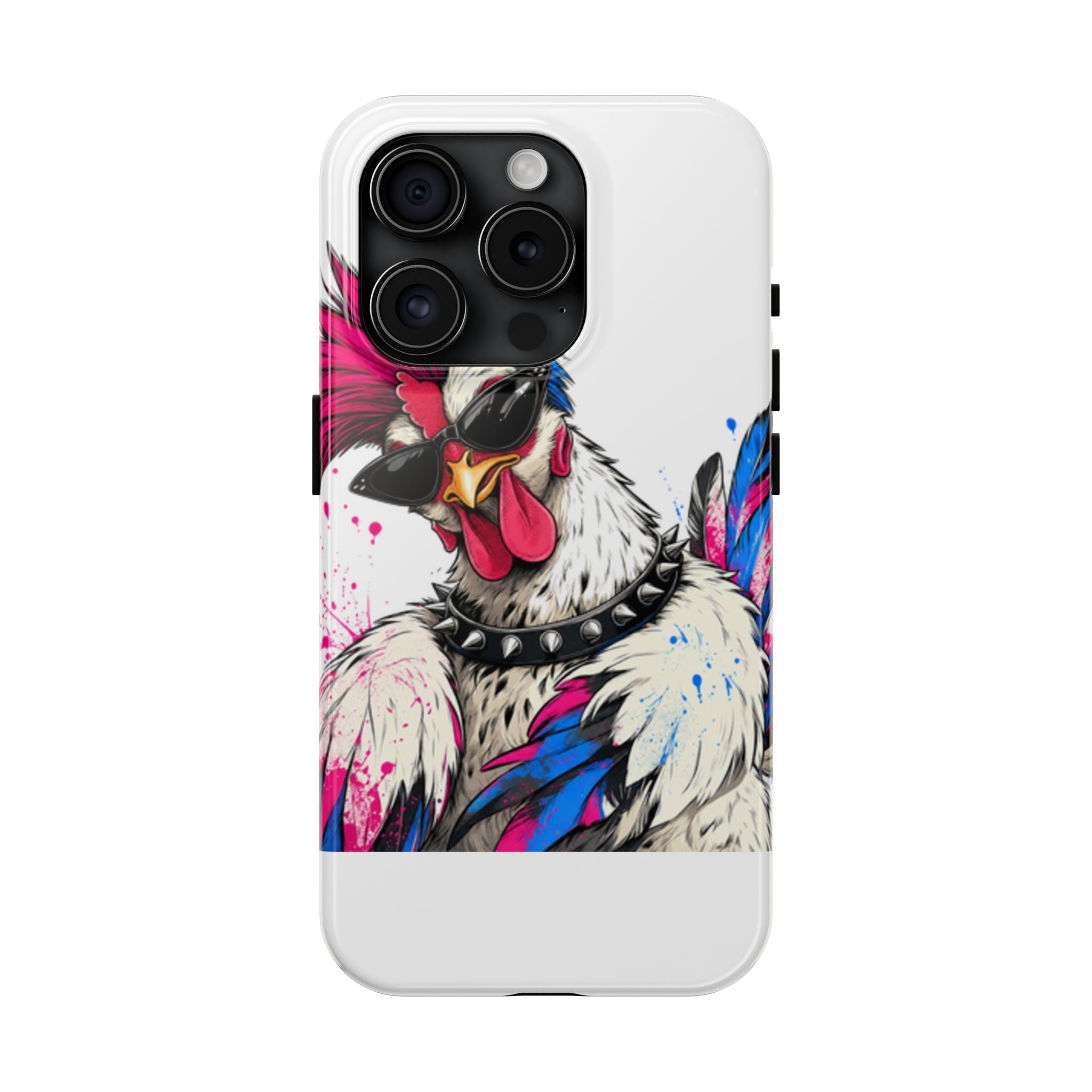 Punk Rockstar Hen Tough Phone Case