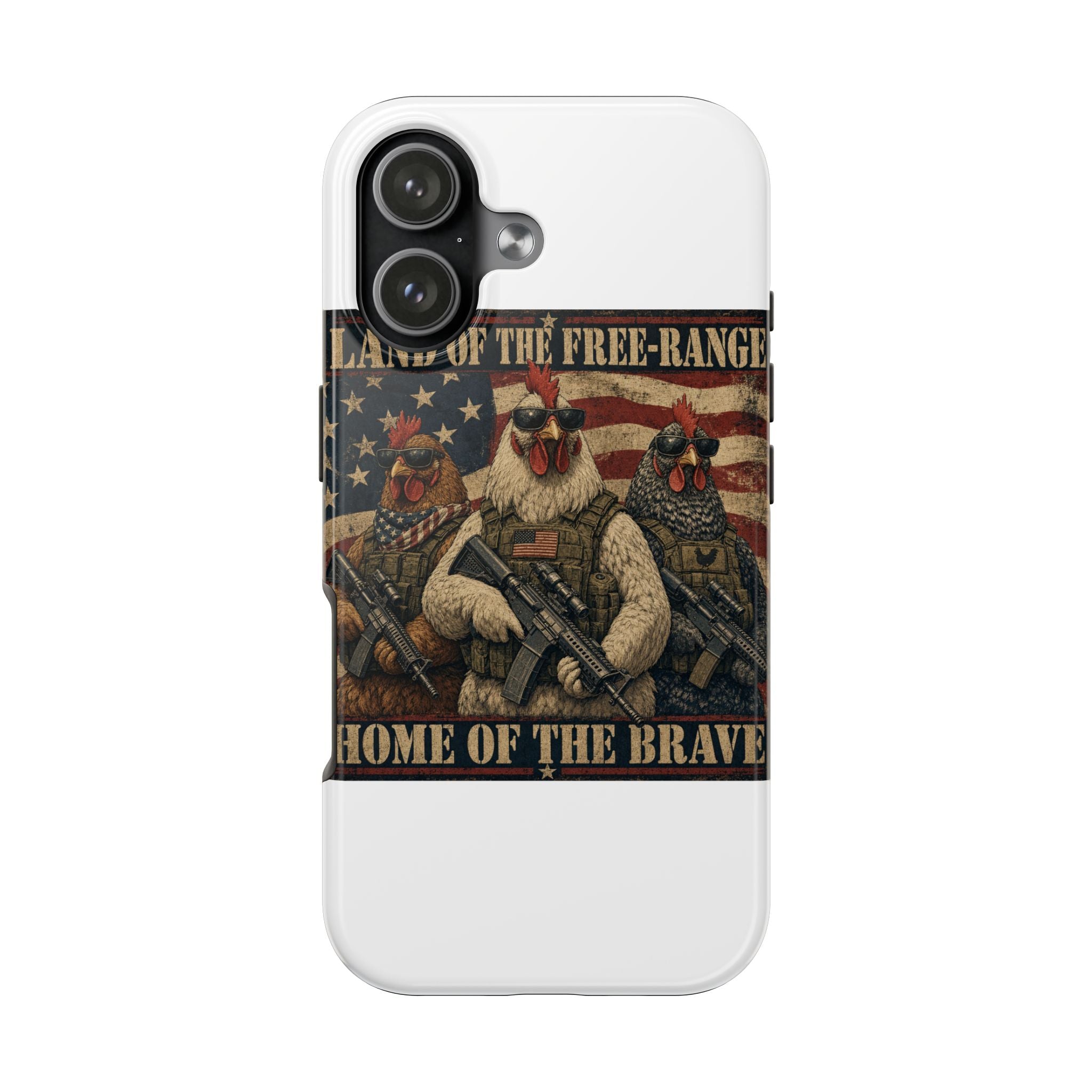 Land of the Free-Range Tough Phone Case