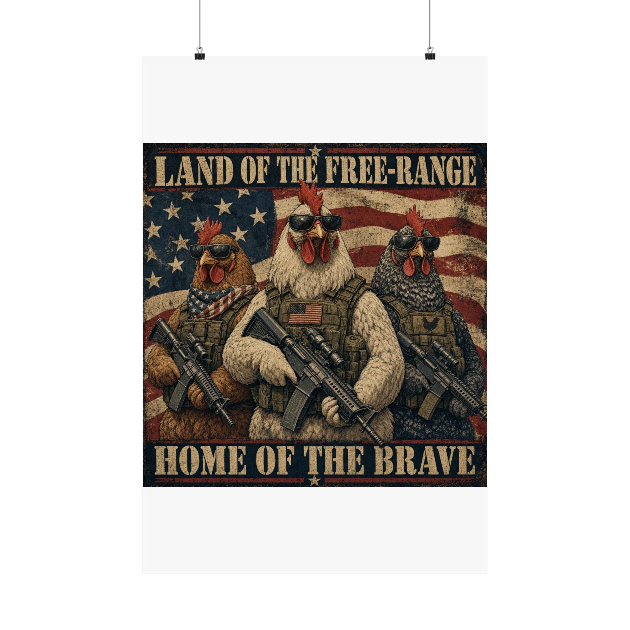 Land of the Free-Range Poster