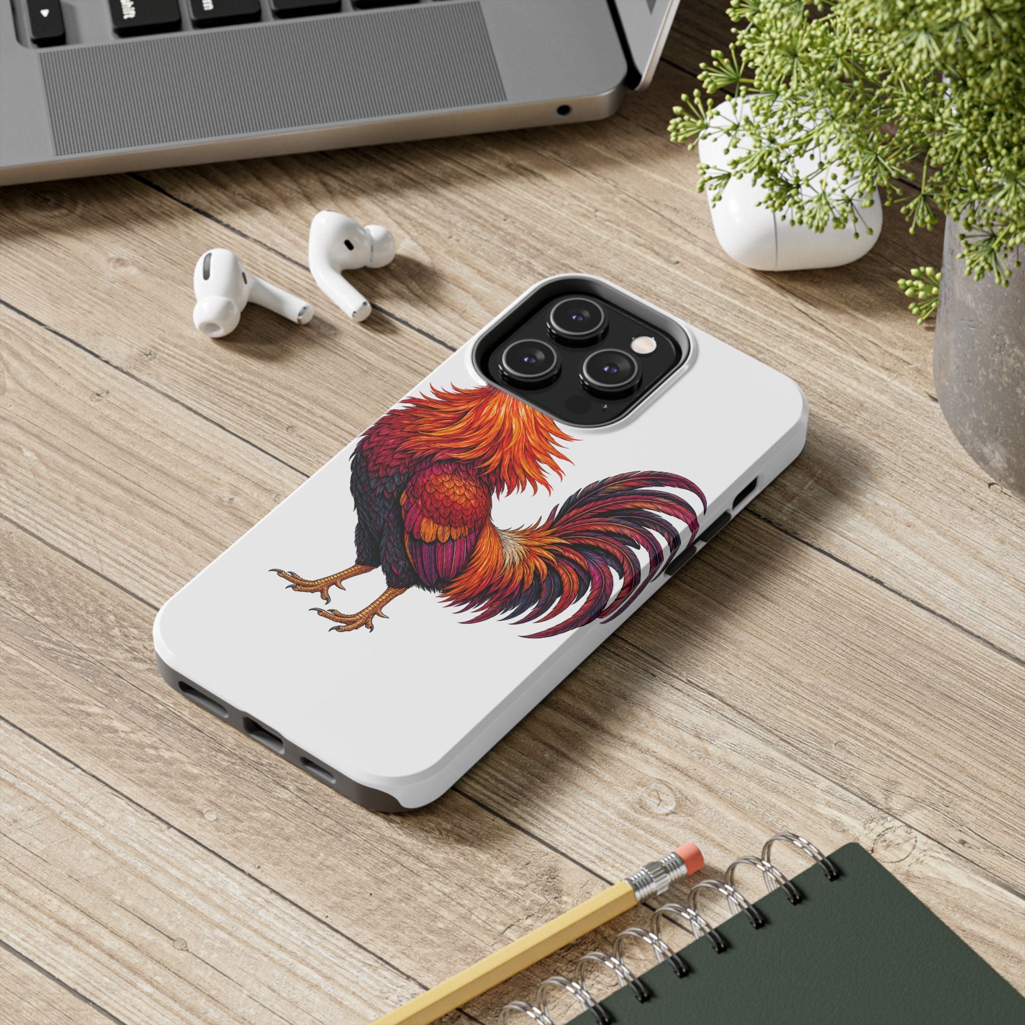 Sunrise Rooster Tough Phone Case