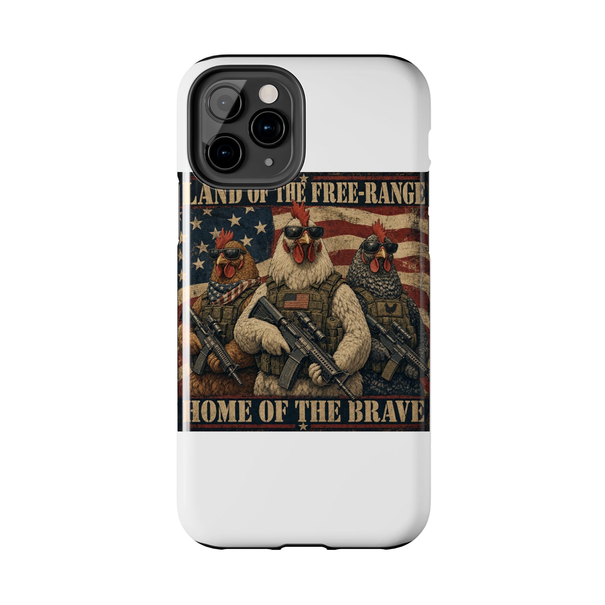 Land of the Free-Range Tough Phone Case
