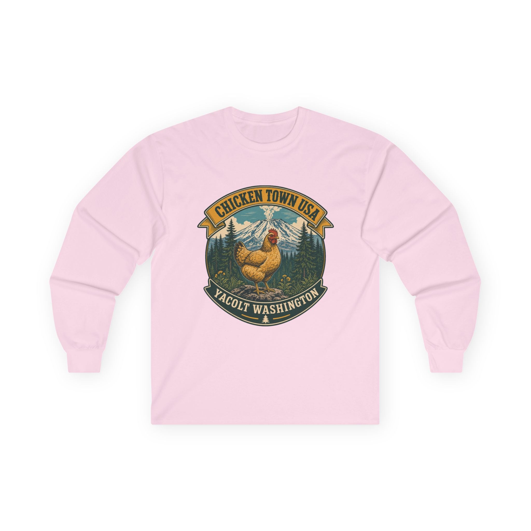 Chicken Town USA - Yacolt WA Long Sleeve Tee