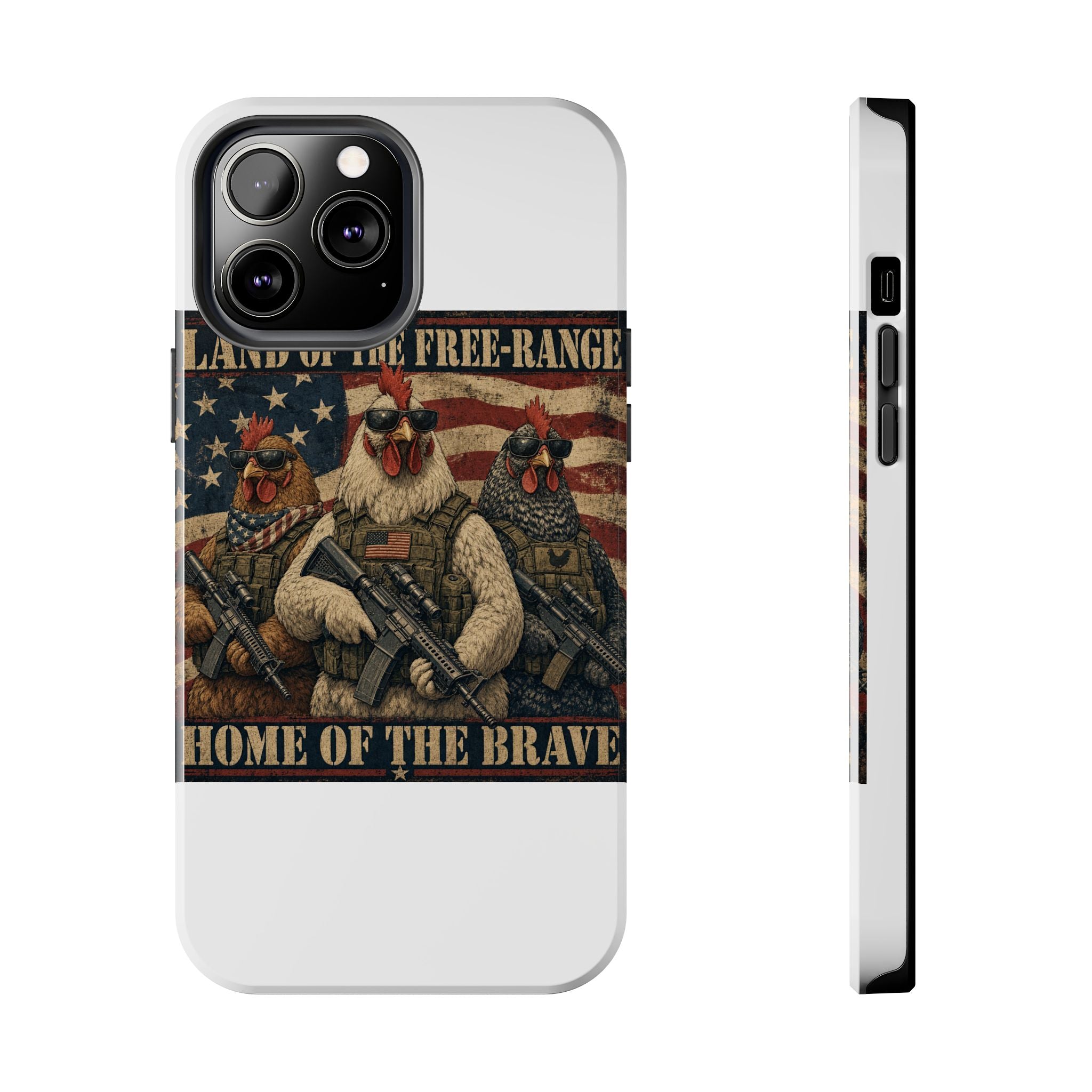 Land of the Free-Range Tough Phone Case