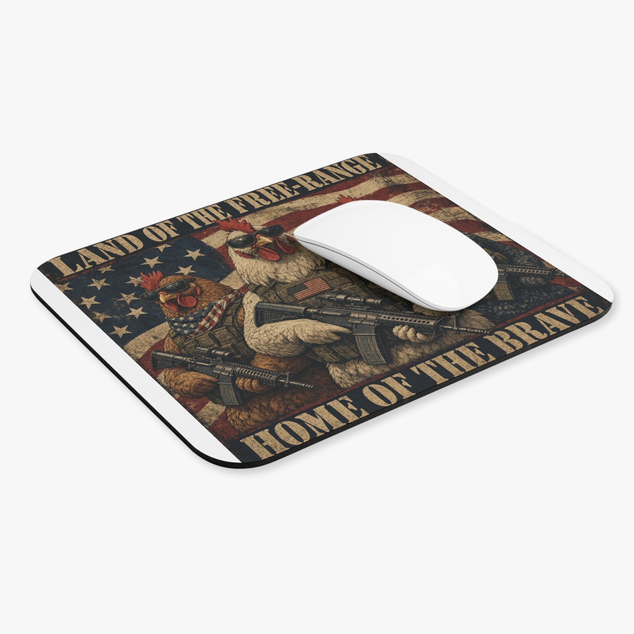 Land of the Free-Range Mouse Pad