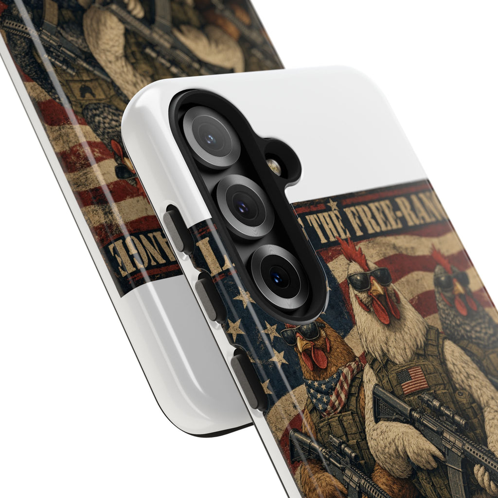 Land of the Free-Range Tough Phone Case