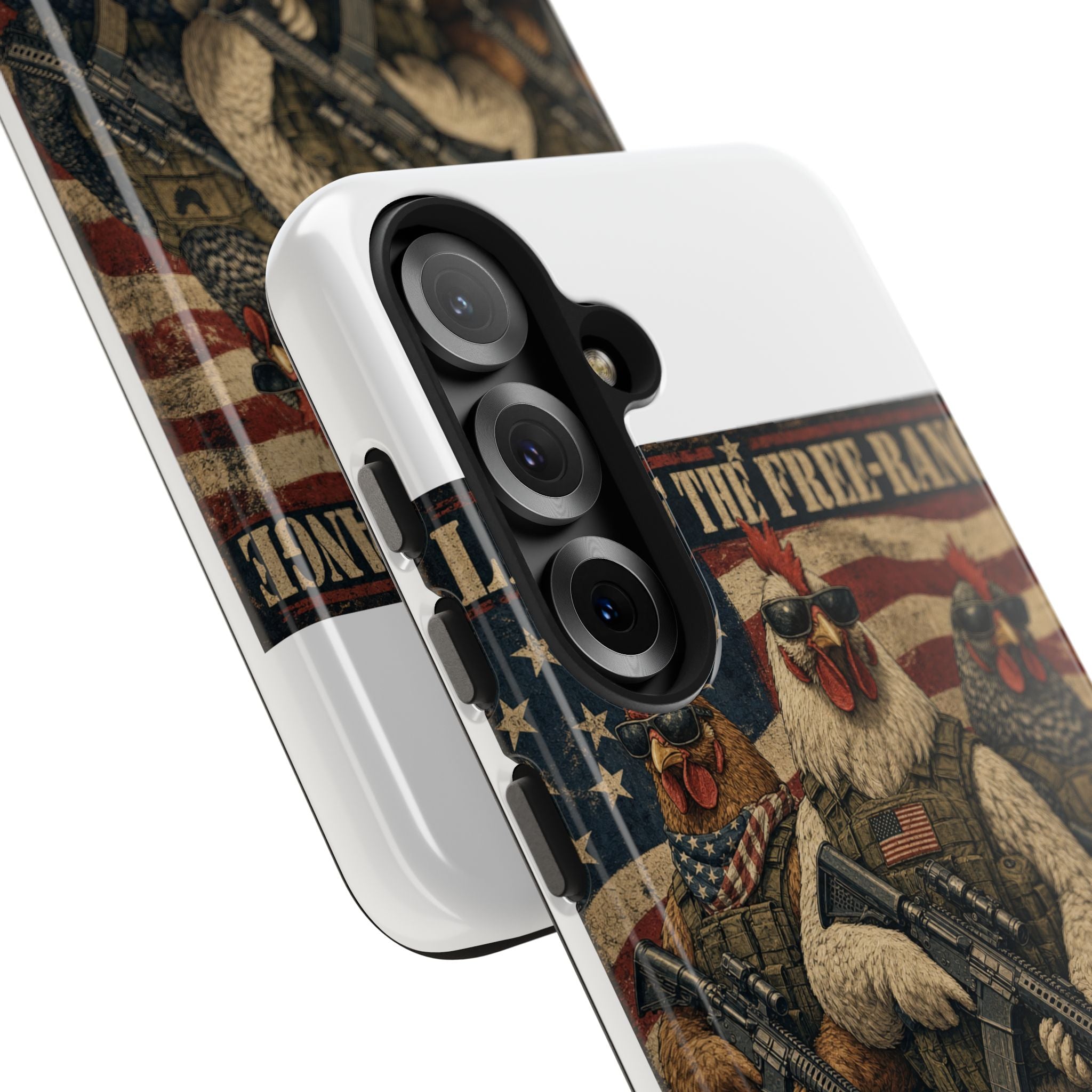 Land of the Free-Range Tough Phone Case