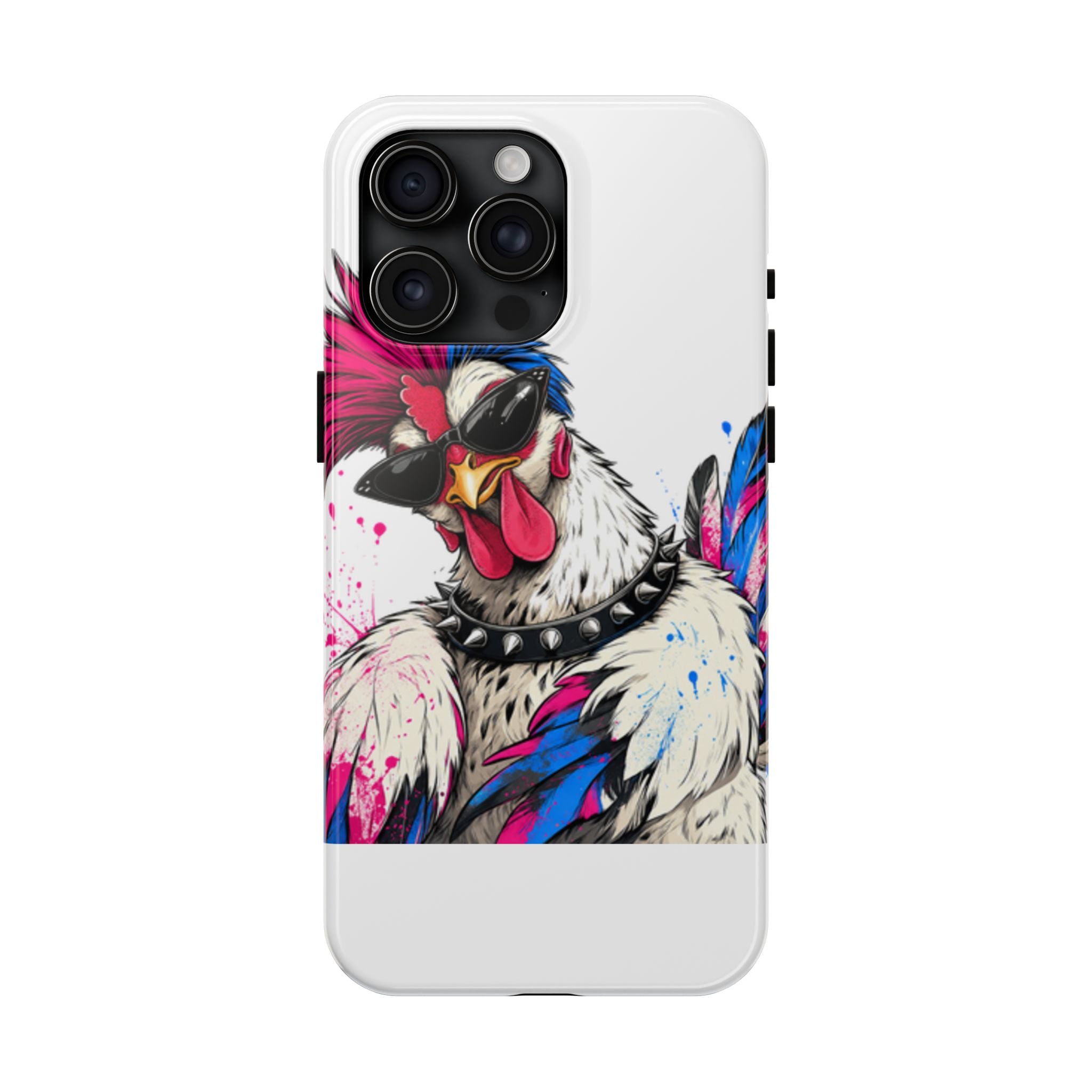 Punk Rockstar Hen Tough Phone Case