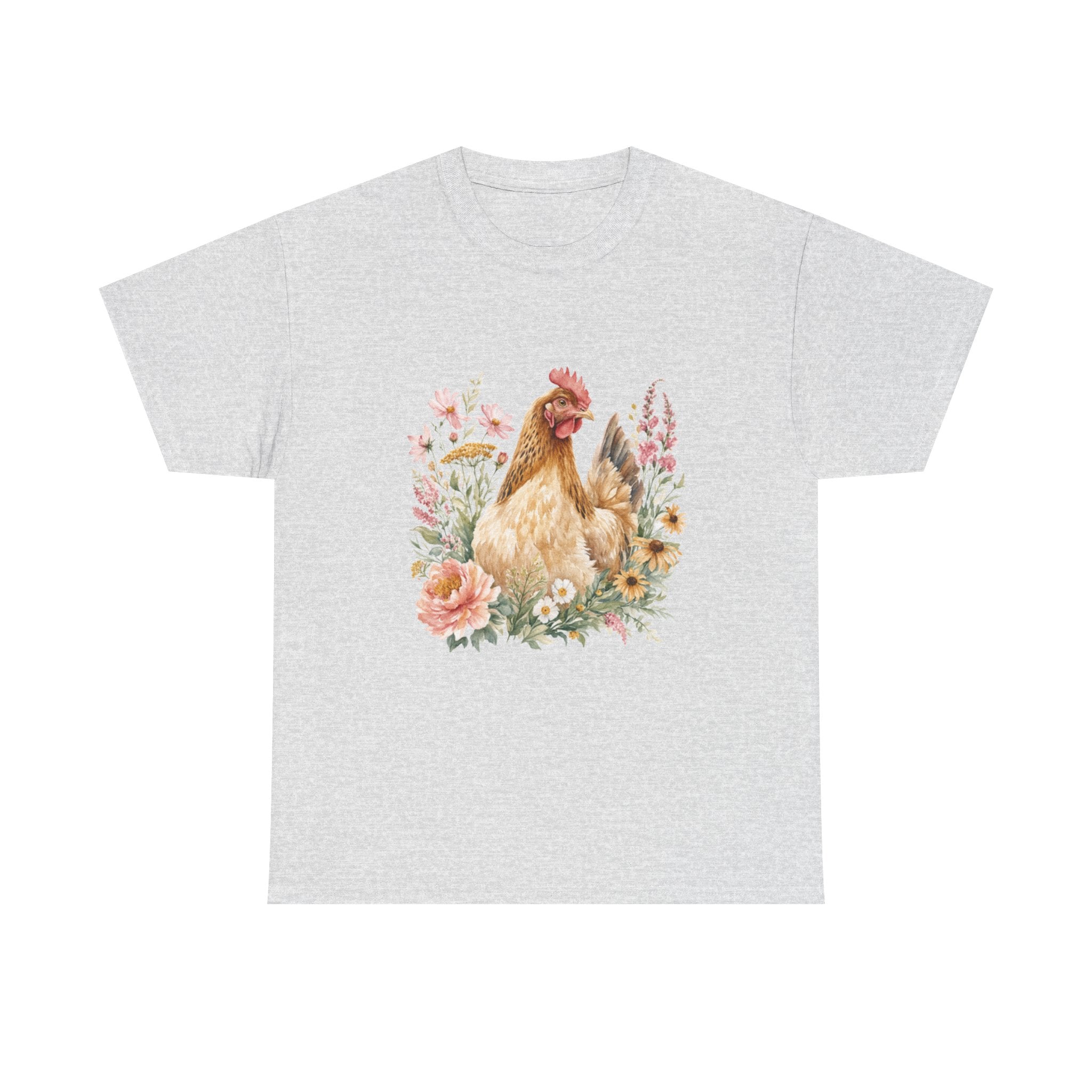 Watercolor Hen Tee