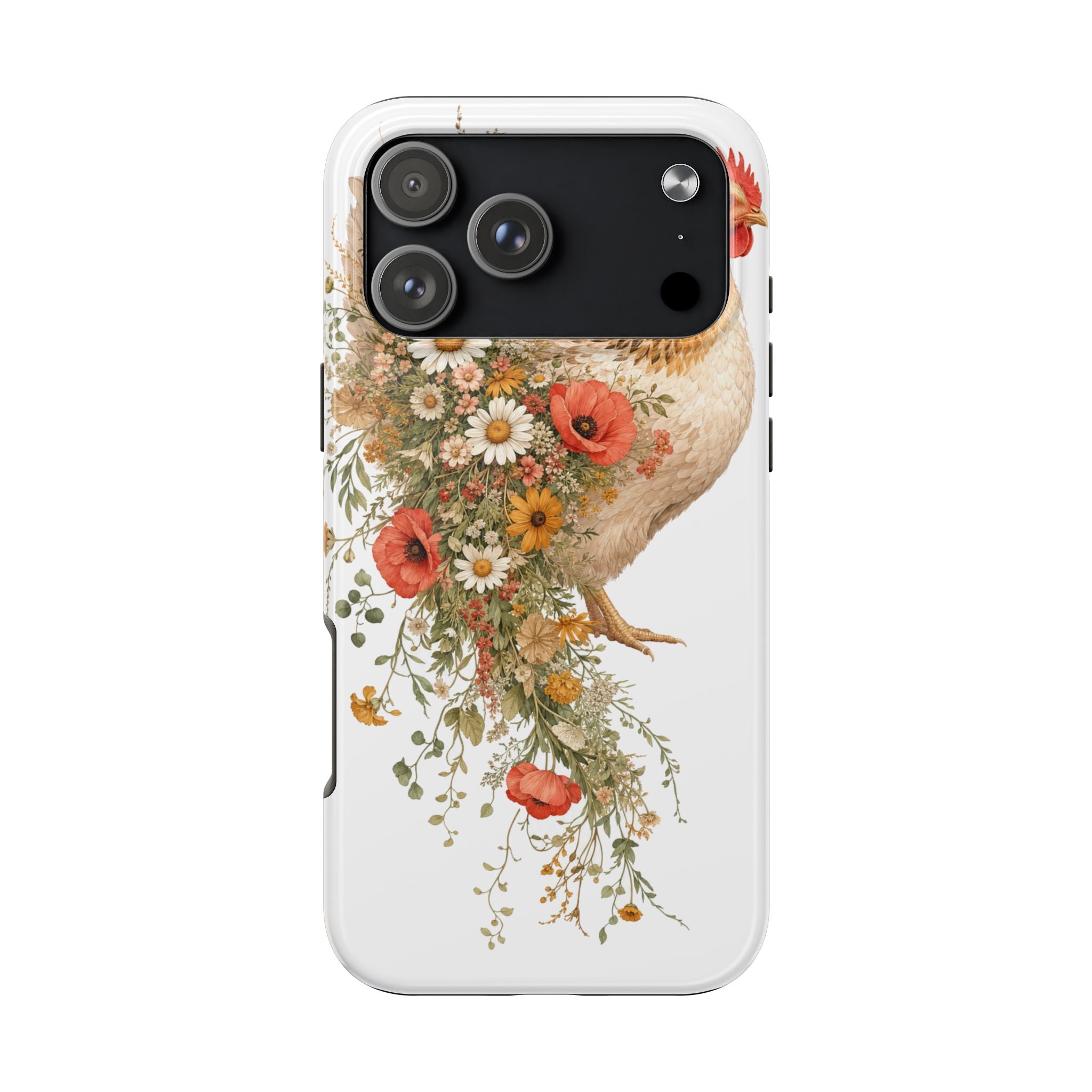 Wildflower Hen Tough Phone Case