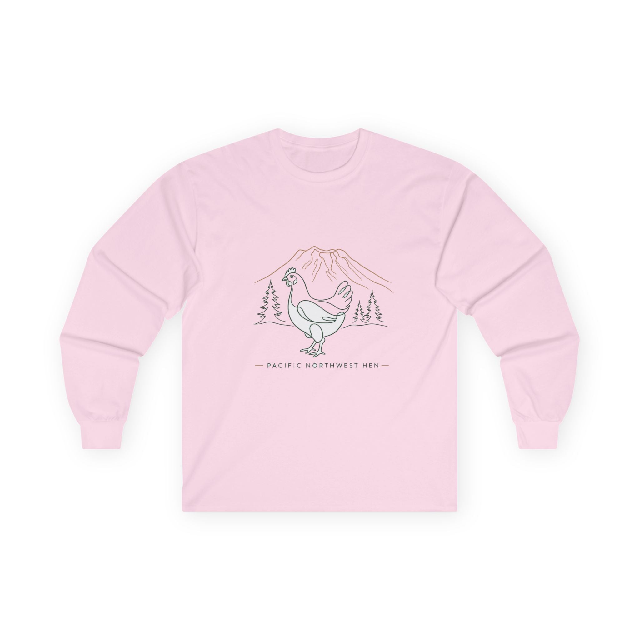 Pacific Northwest Hen Long Sleeve Tee