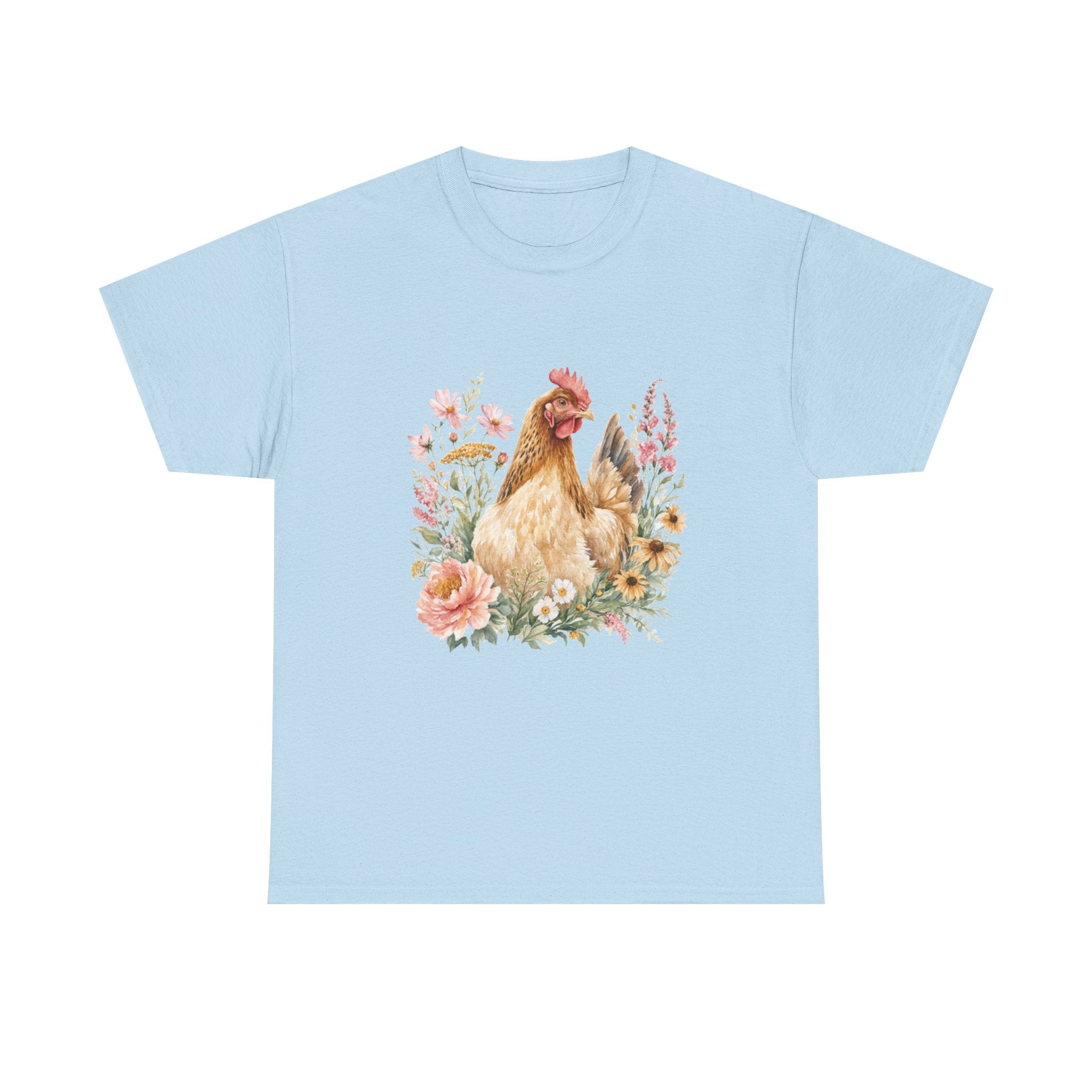 Watercolor Hen Tee