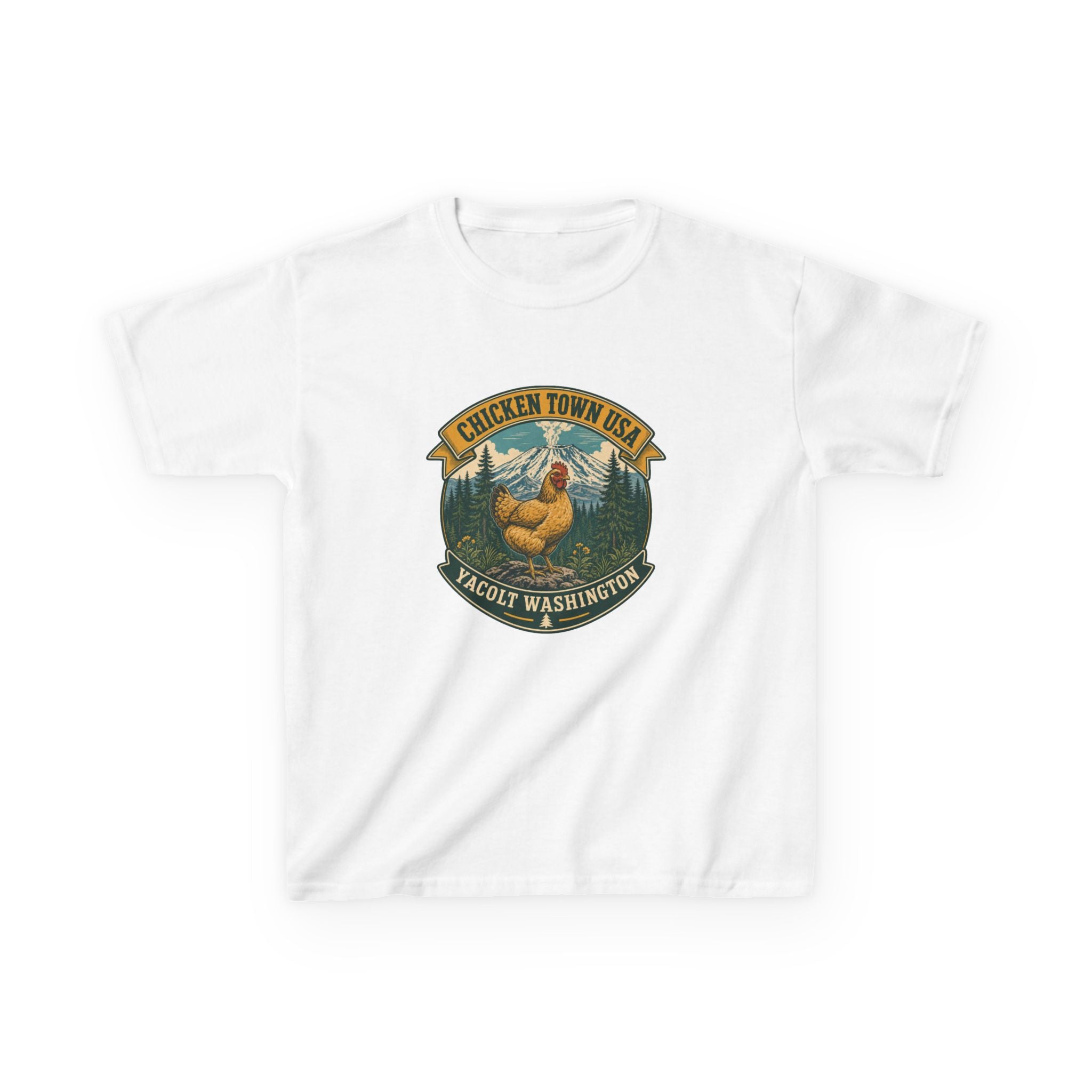 Chicken Town USA - Yacolt WA Kids Tee