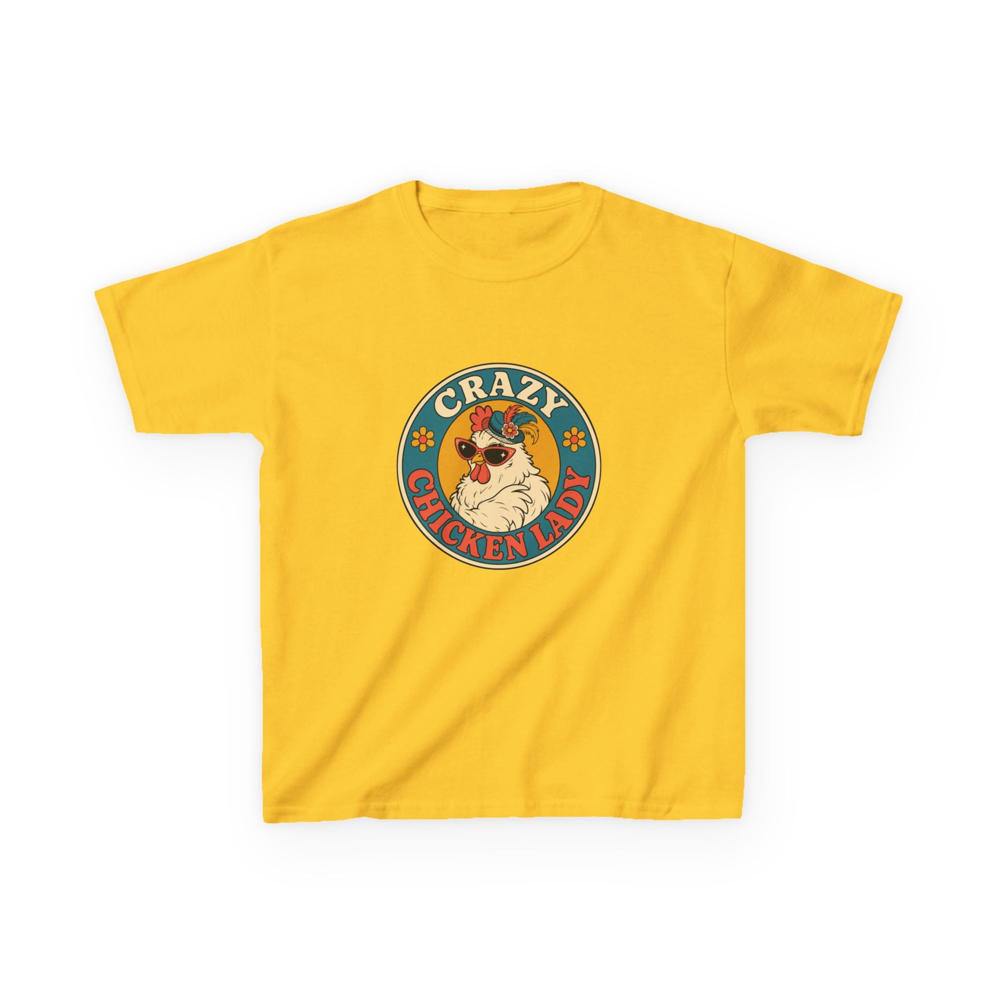 Crazy Chicken Lady Kids Tee