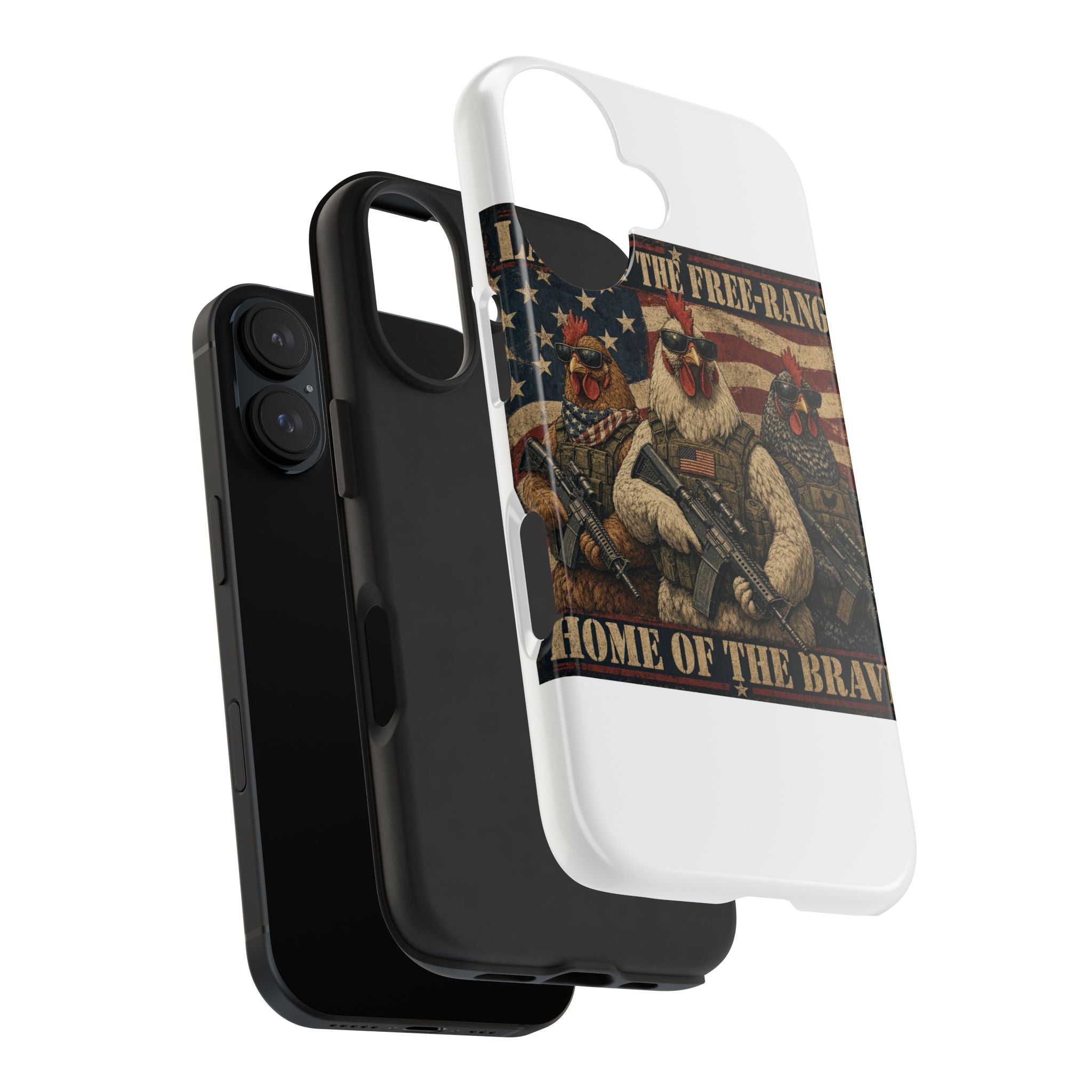 Land of the Free-Range Tough Phone Case
