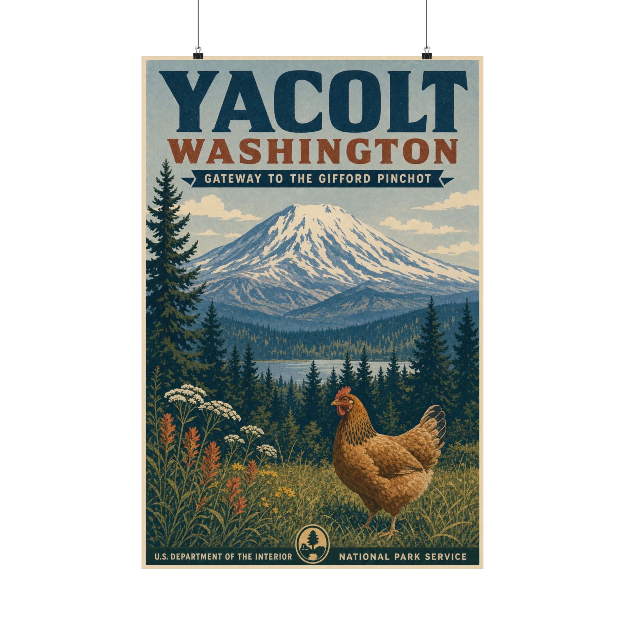 Yacolt Washington Poster