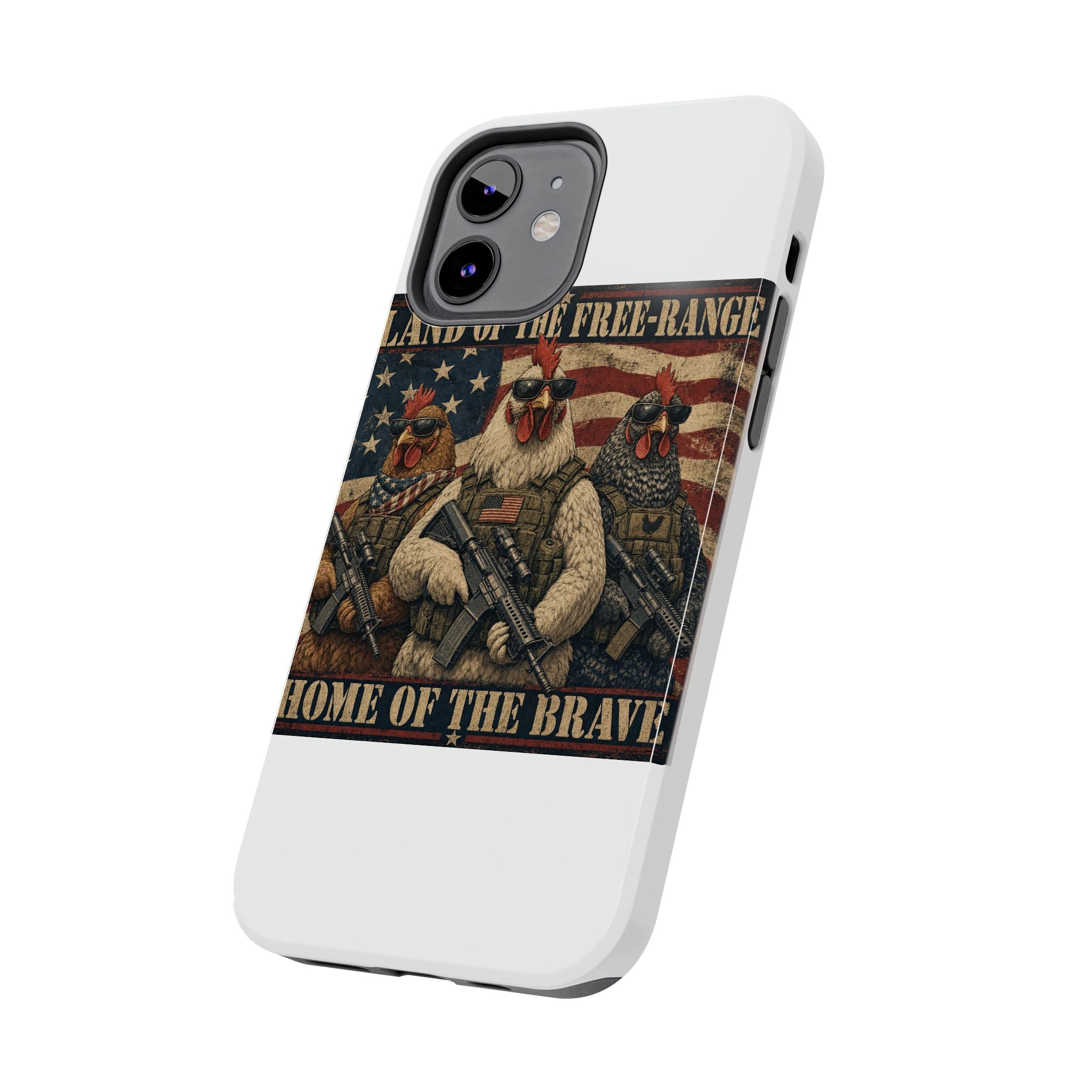 Land of the Free-Range Tough Phone Case