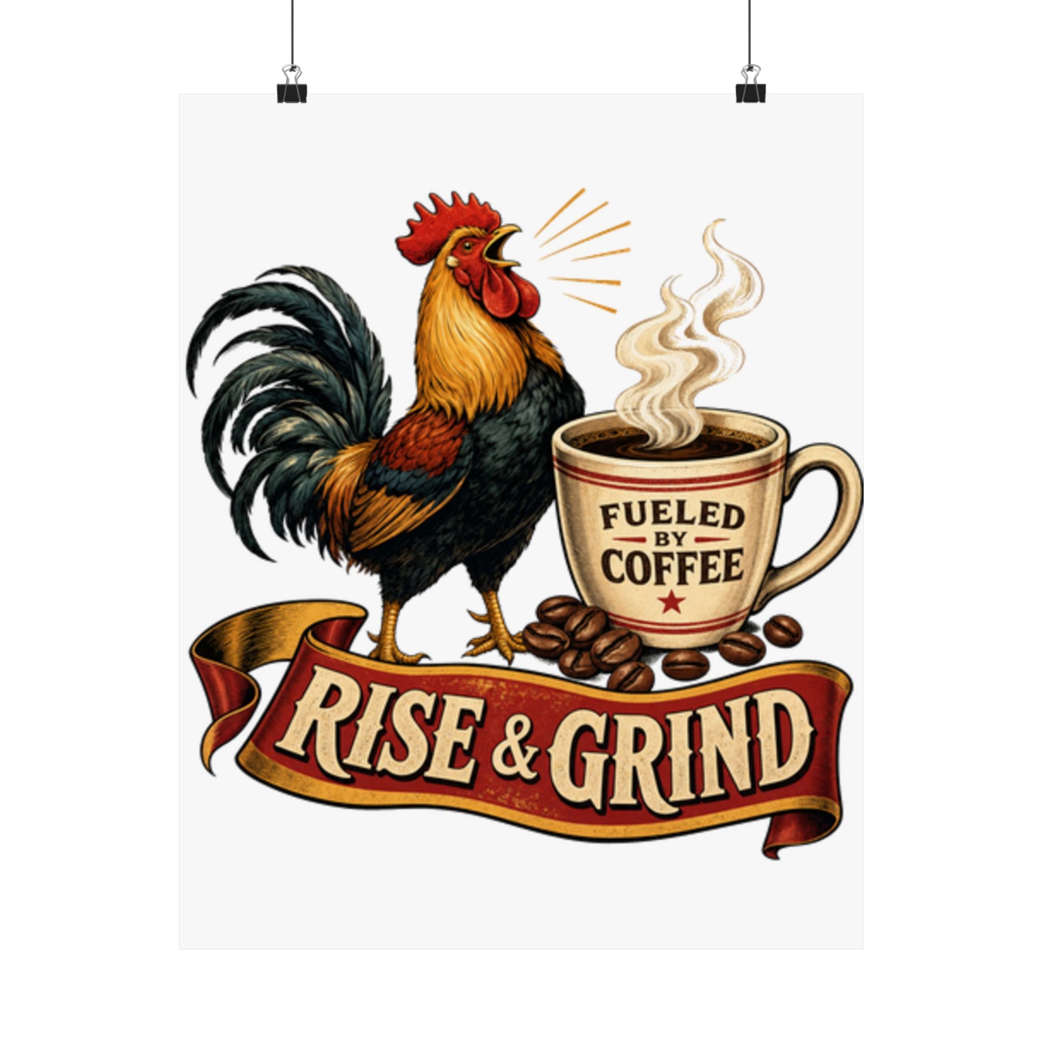 Rise & Grind Poster