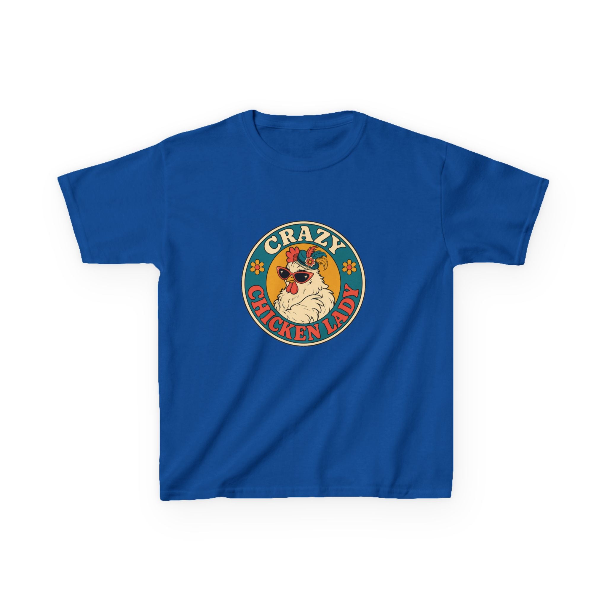Crazy Chicken Lady Kids Tee