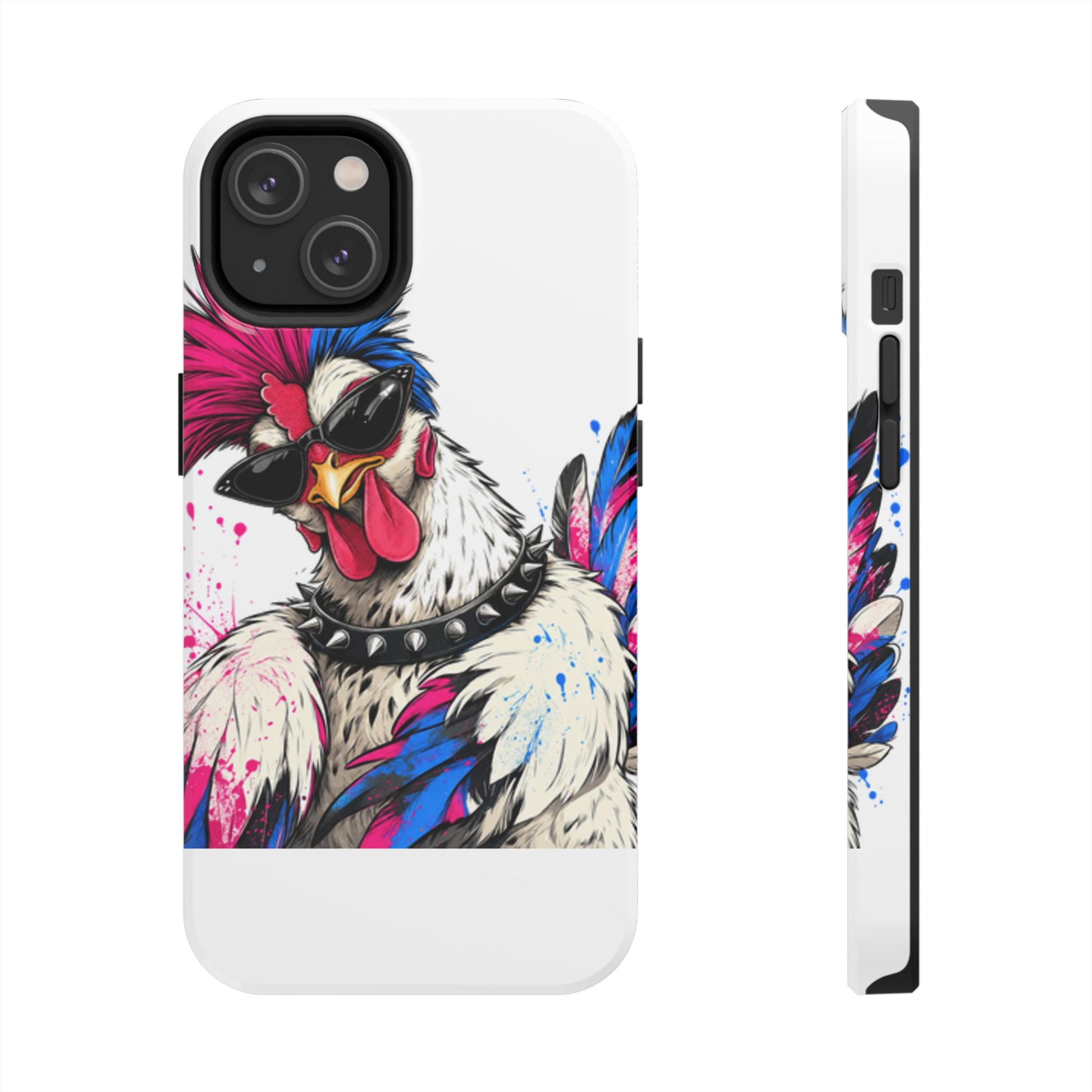 Punk Rockstar Hen Tough Phone Case