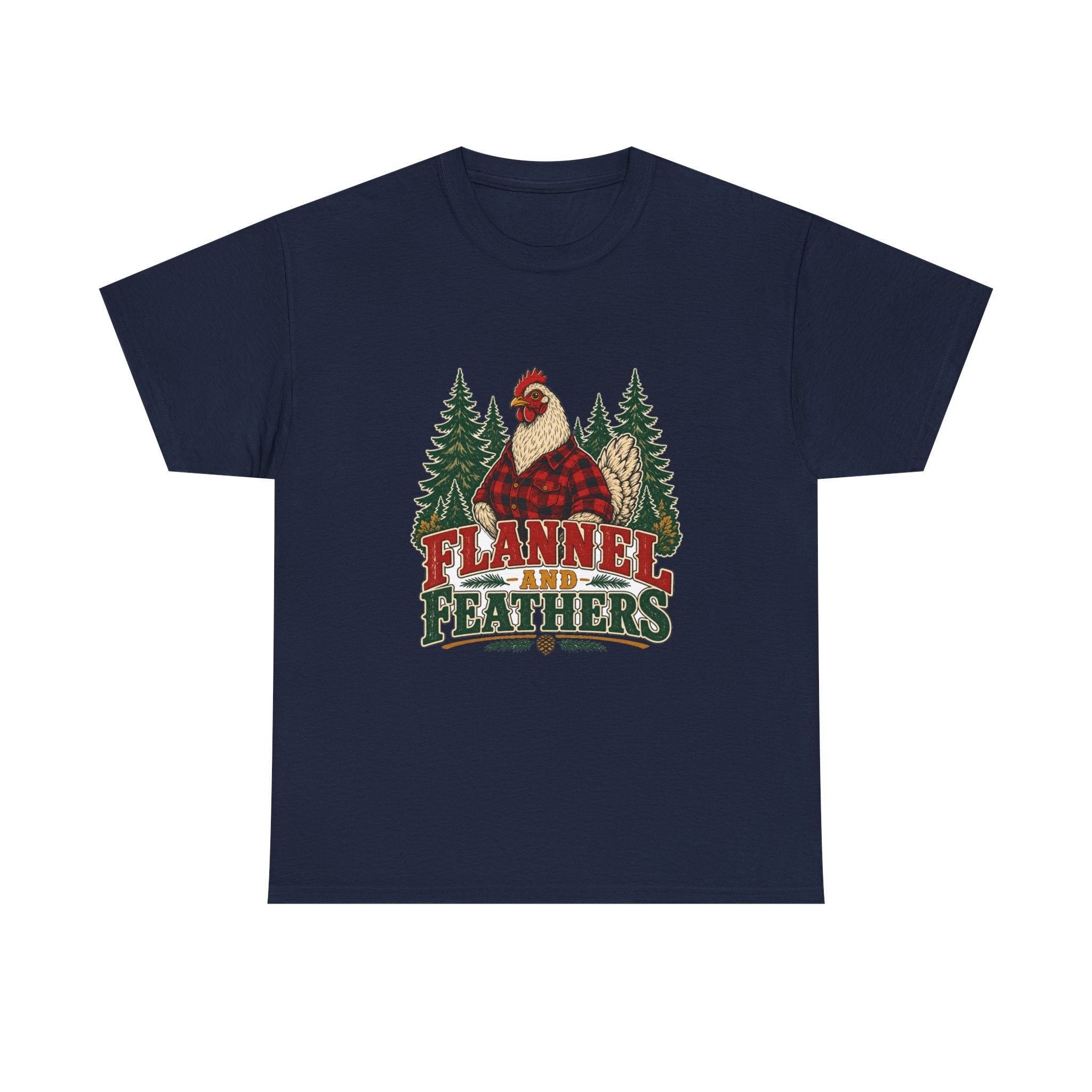 Flannel & Feathers Tee