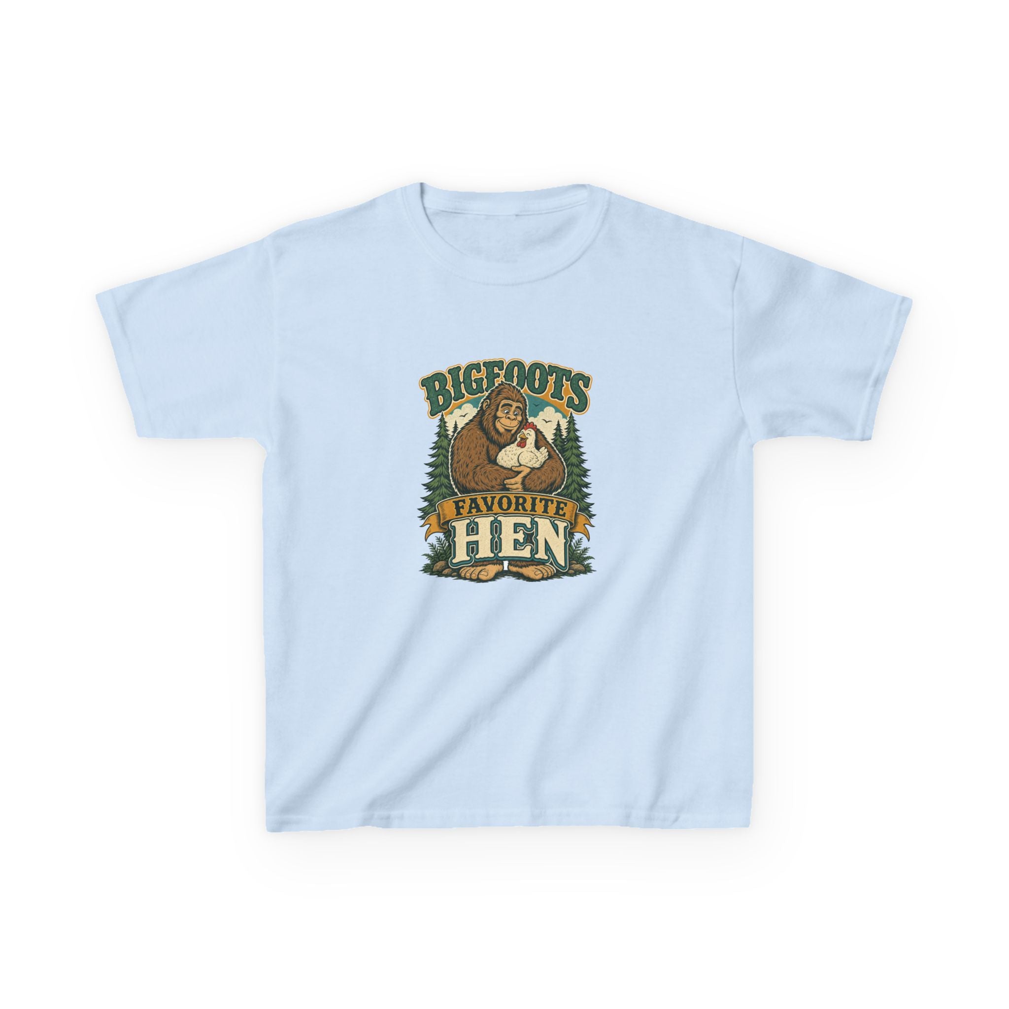 Bigfoot's Favorite Hen Kids Tee