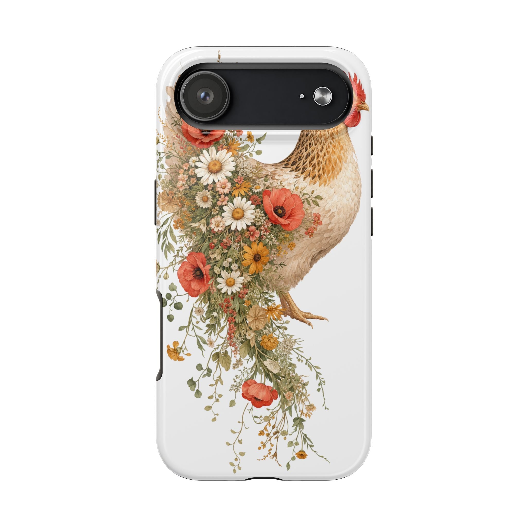Wildflower Hen Tough Phone Case