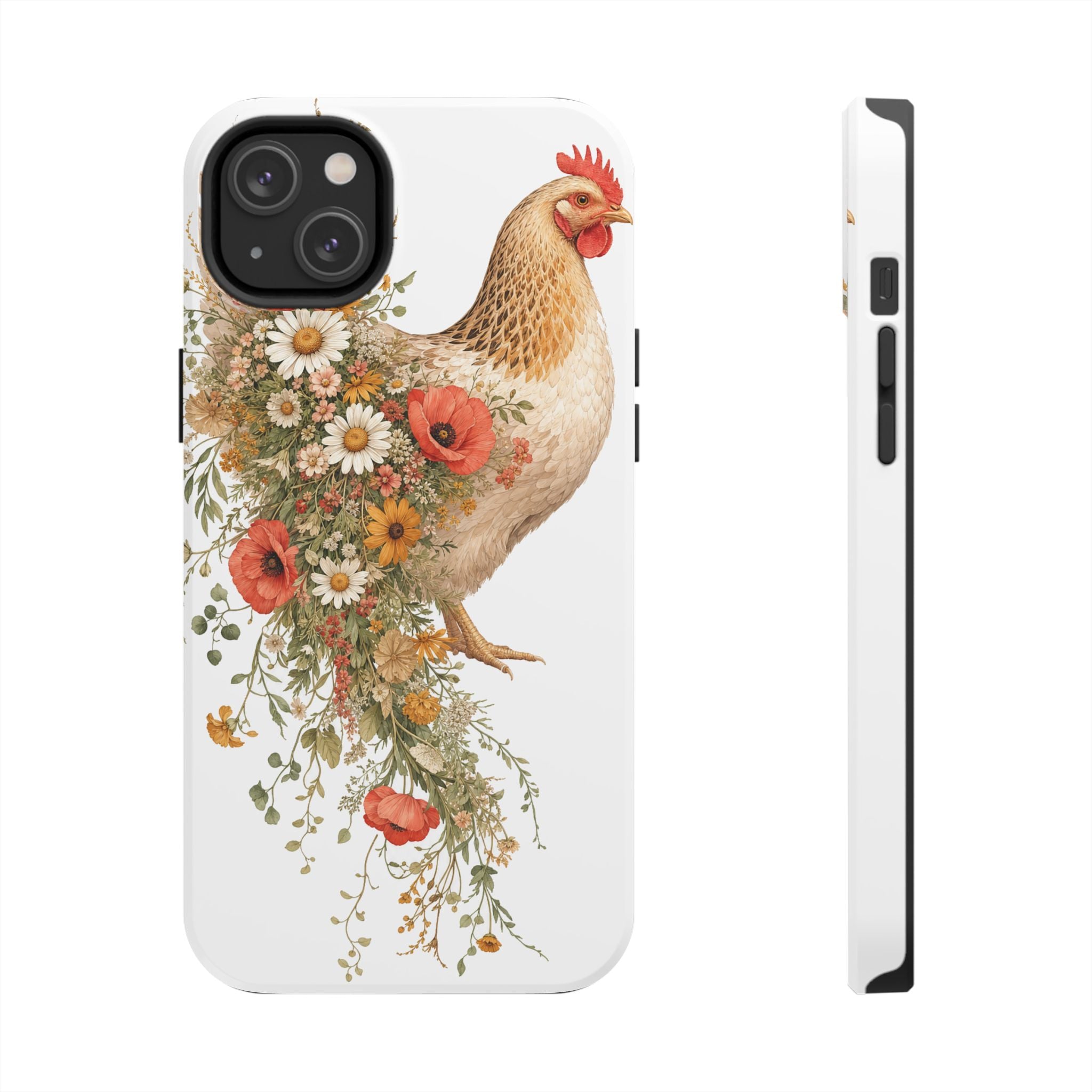 Wildflower Hen Tough Phone Case