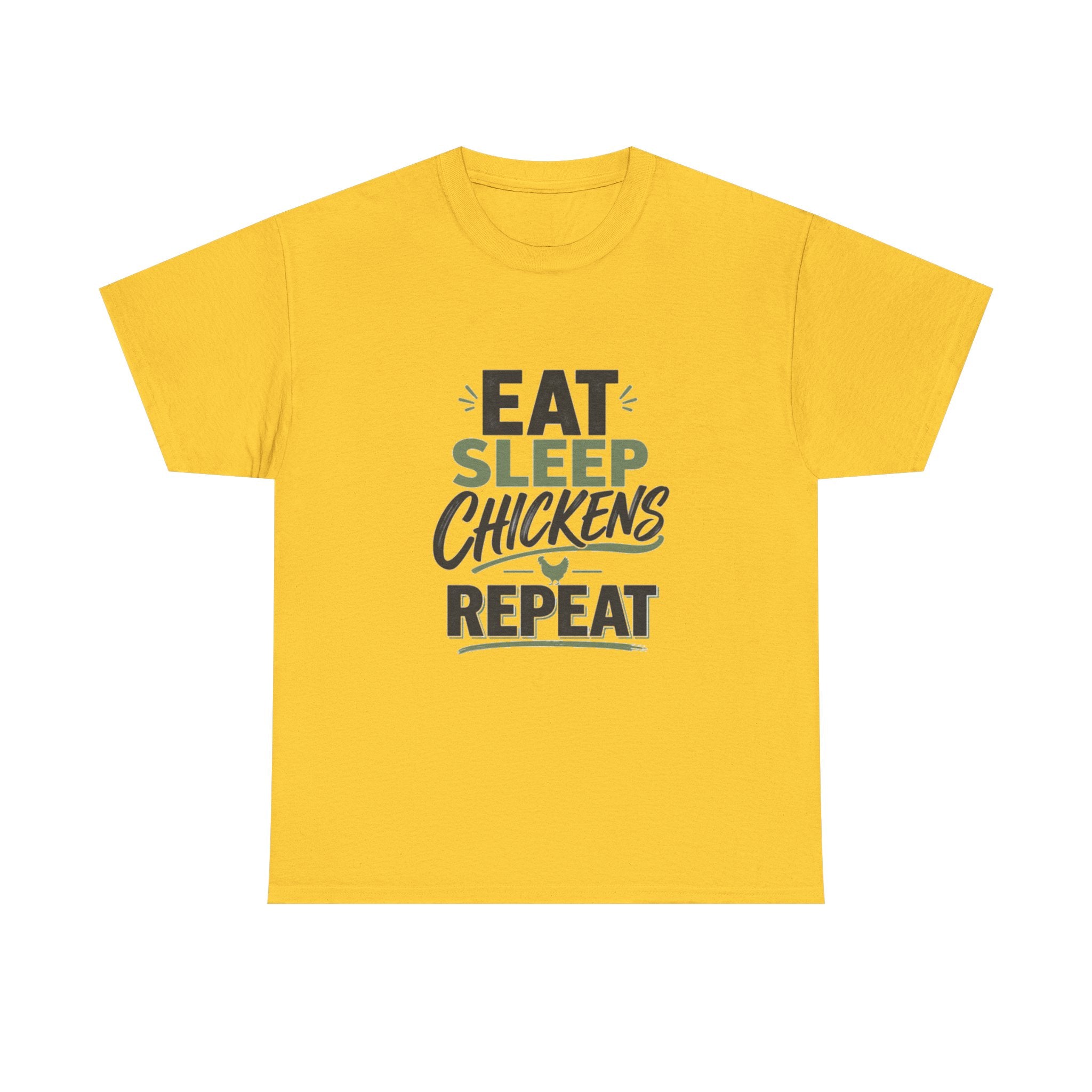 Eat Sleep Chickens Repeat Tee