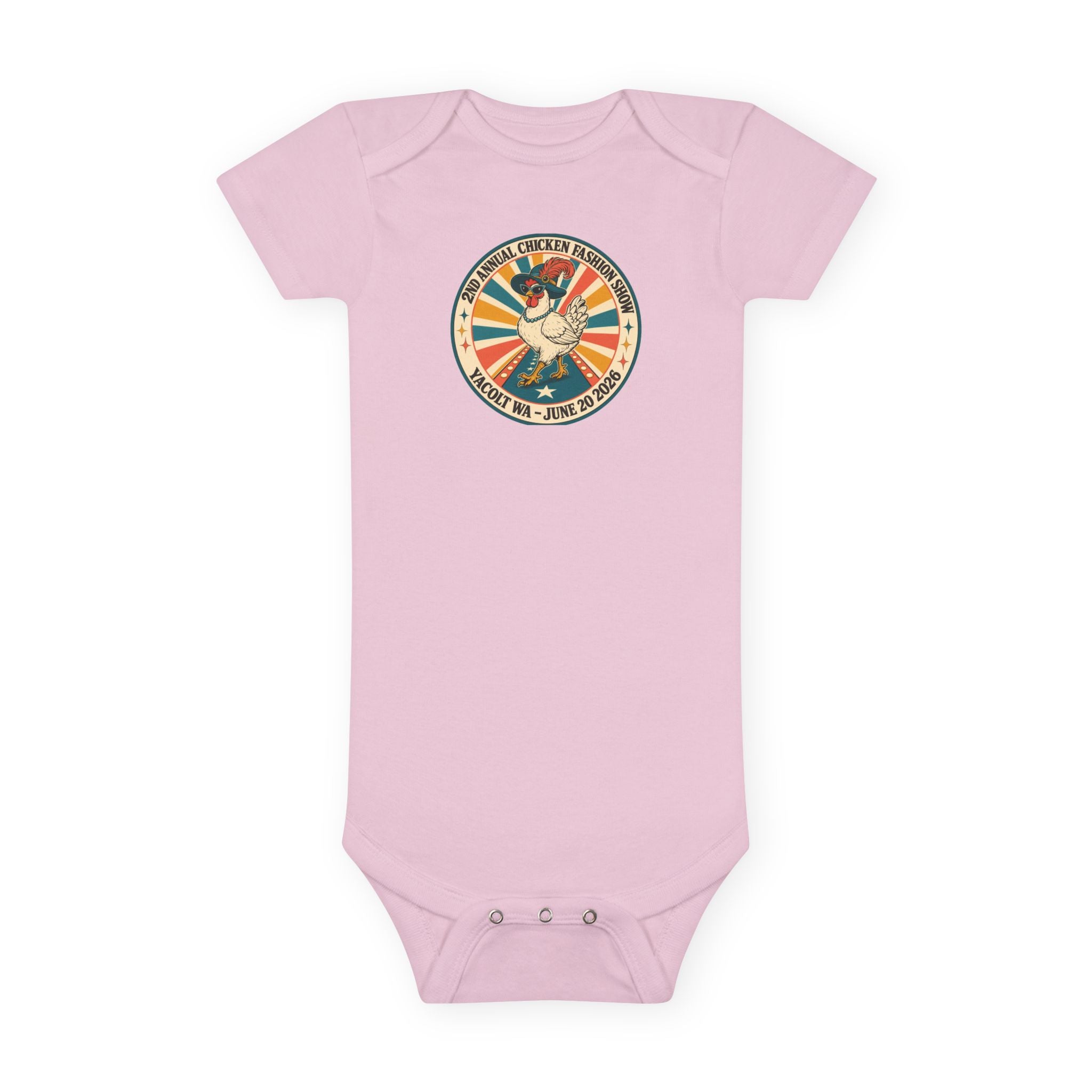 2nd Annual Chicken Fashion Show 2026 Baby Onesie