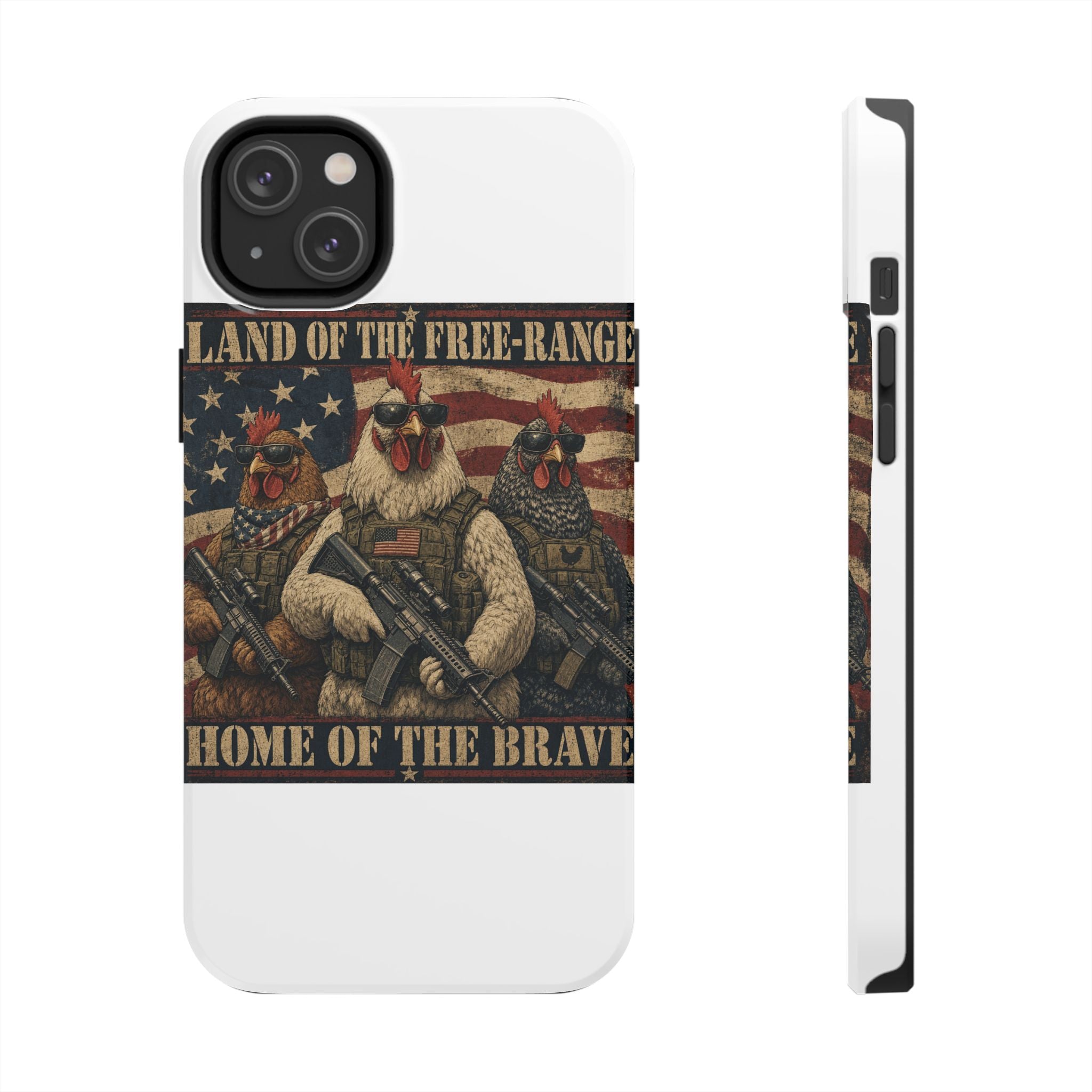Land of the Free-Range Tough Phone Case